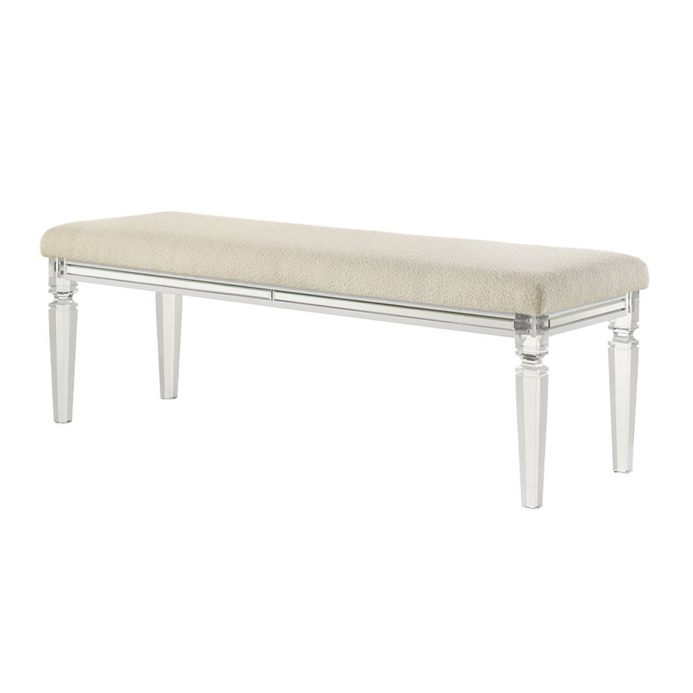 Tarian - Bench - Pearl White - Urban Living Furniture (Los Angeles, CA)