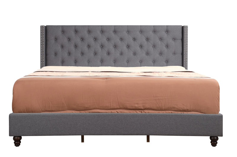 Nailhead Bed Transitional Vibrant - Urban Living Furniture (Los Angeles, CA)