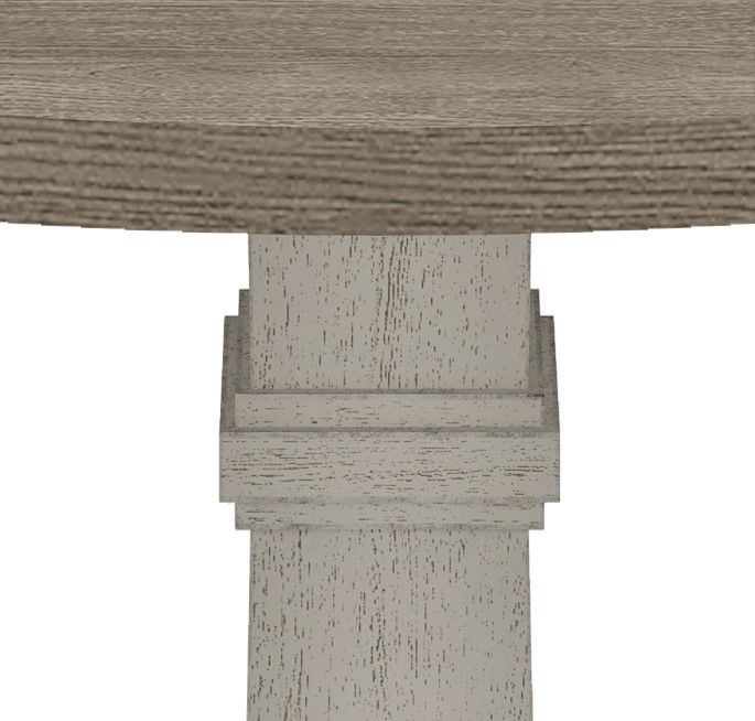 Tannen - Round Dining Table - White And Gray - Urban Living Furniture (Los Angeles, CA)