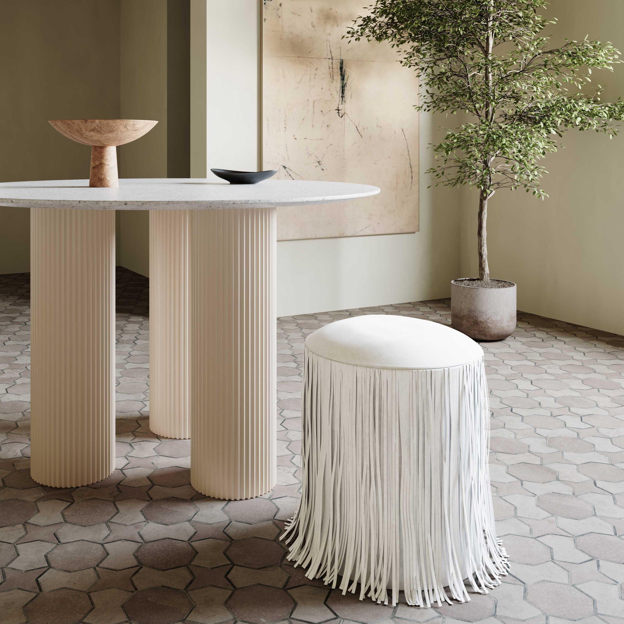 Shag Me - Ottoman - Urban Living Furniture (Los Angeles, CA)