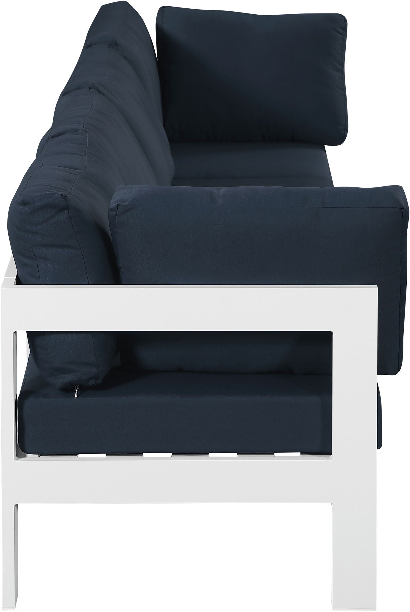 Nizuc - Outdoor Patio 4 Seat Modular Sofa With White Frame - Urban Living Furniture (Los Angeles, CA)