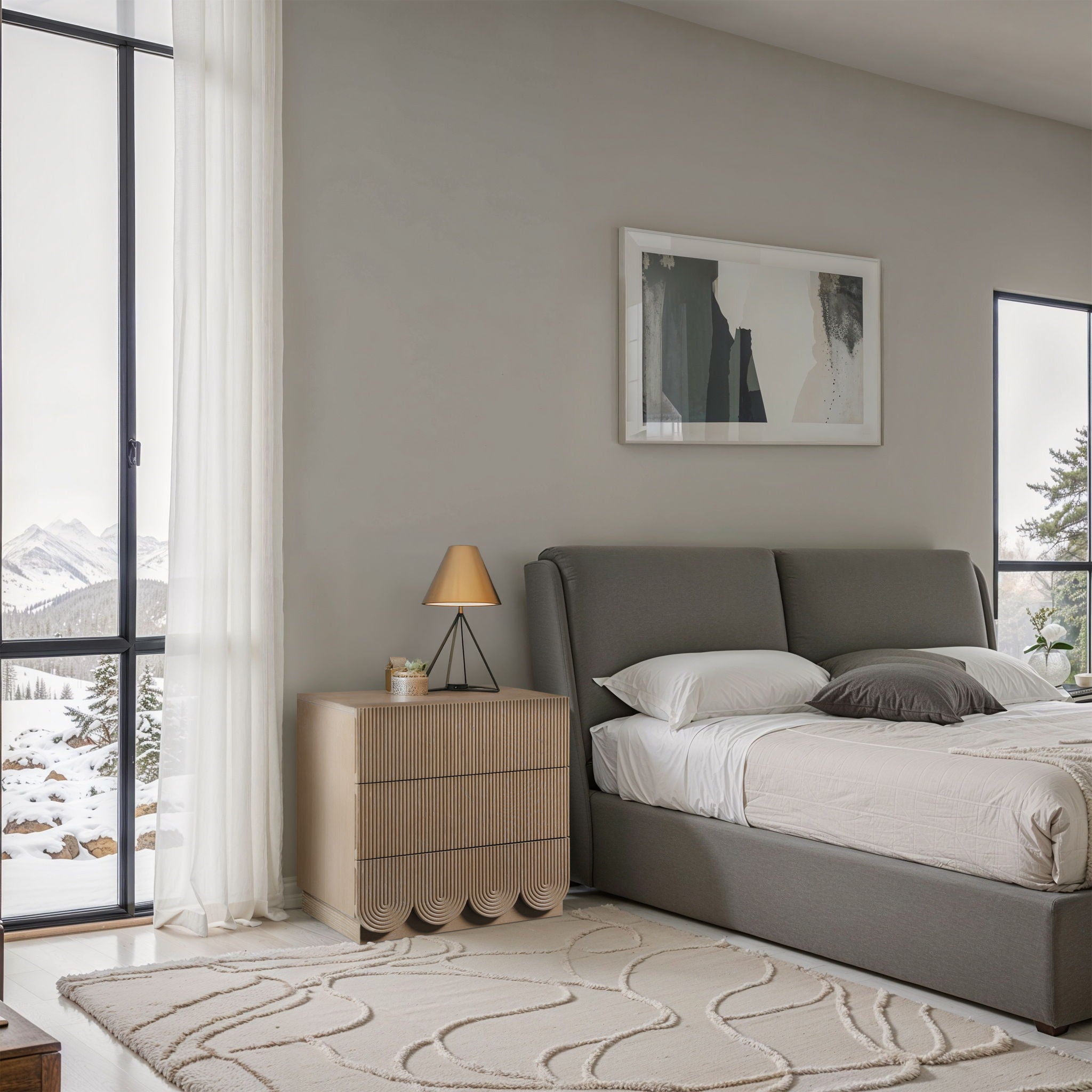 Scallop - Night Stand - Urban Living Furniture (Los Angeles, CA)