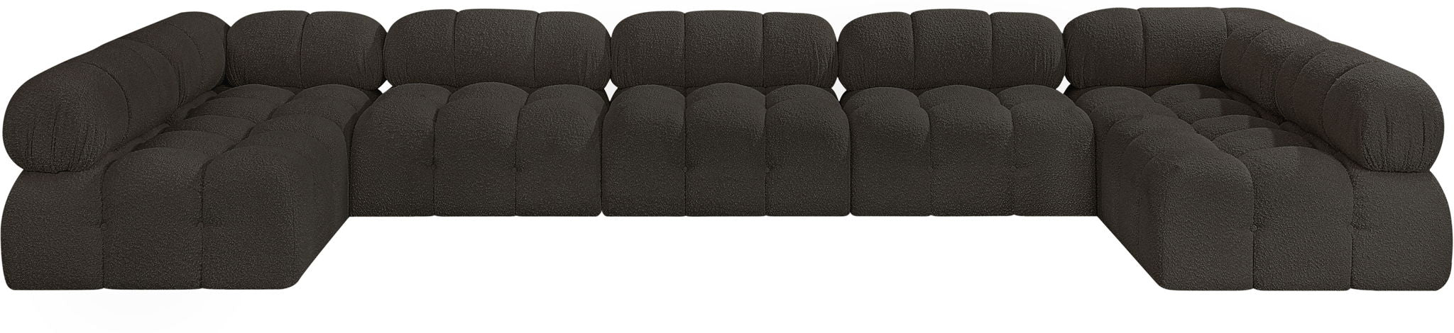Ames - 7 Piece Boucle Fabric Modular Sectional - Urban Living Furniture (Los Angeles, CA)