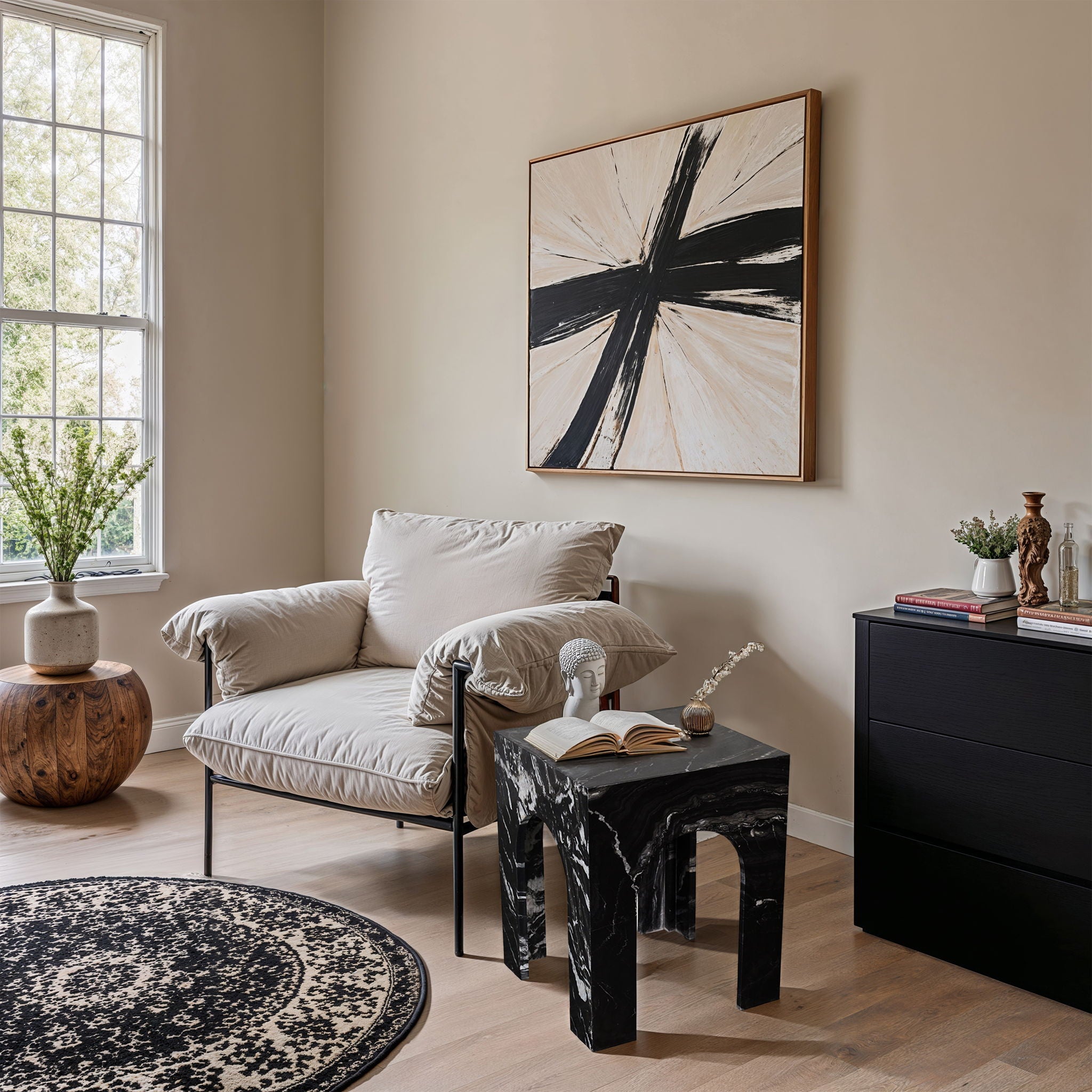 Palermo - Marble End Table - Urban Living Furniture (Los Angeles, CA)