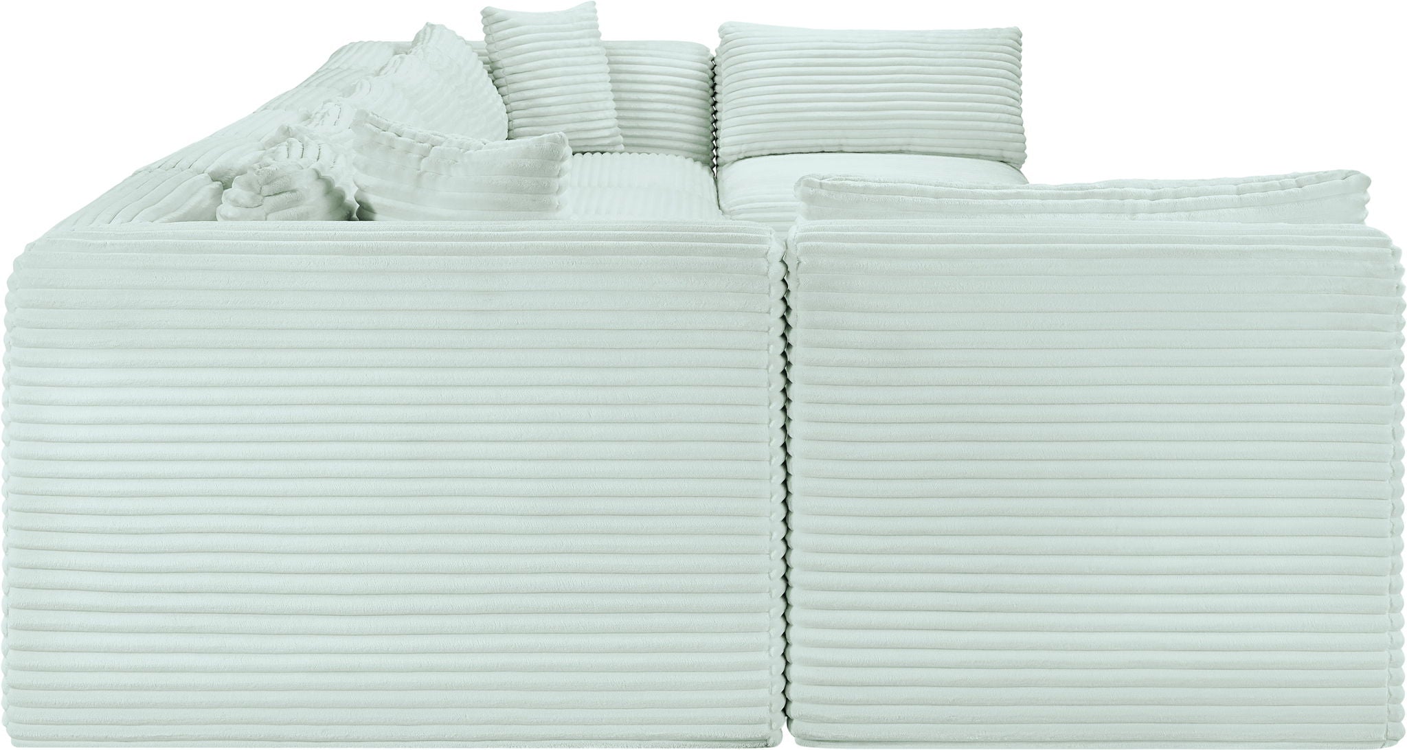Shaggy - 8 Piece Modular U-Shaped Armless Sectional - Urban Living Furniture (Los Angeles, CA)