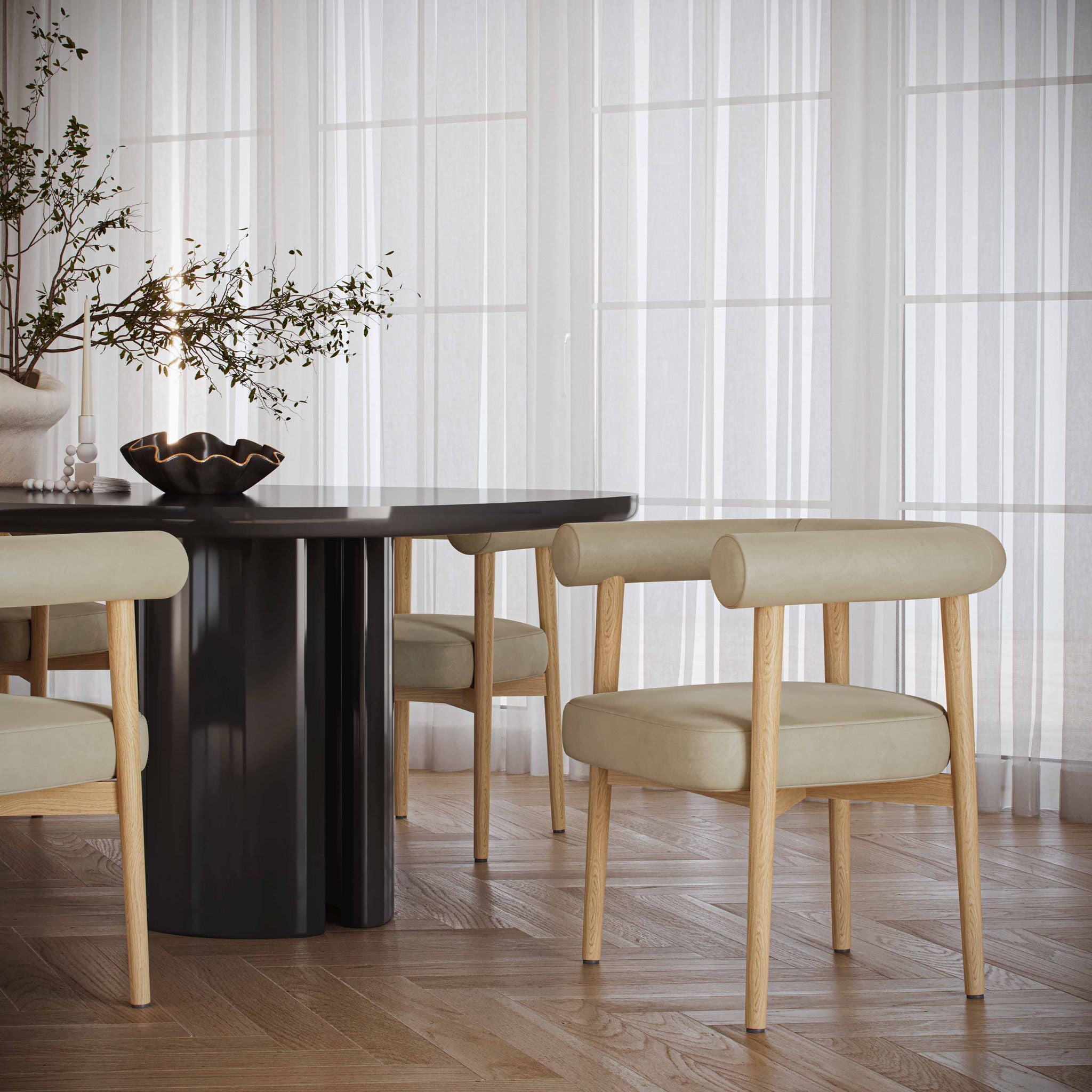 Spara - Faux Leather Dining Chair - Urban Living Furniture (Los Angeles, CA)