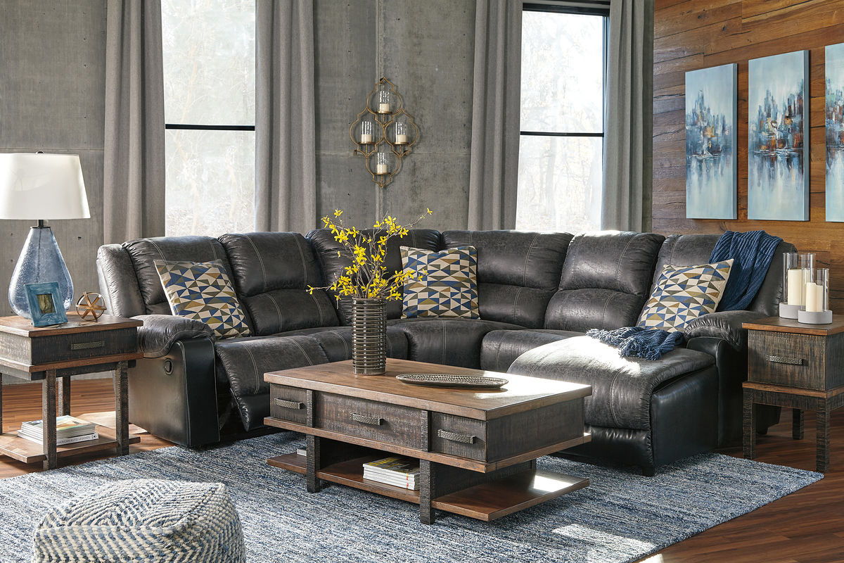 Nantahala - Reclining Sectional With Chaise - Urban Living Furniture (Los Angeles, CA)