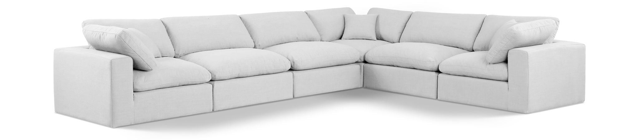 Comfy - 6 Piece Linen Modular Corner Sectional - Urban Living Furniture (Los Angeles, CA)