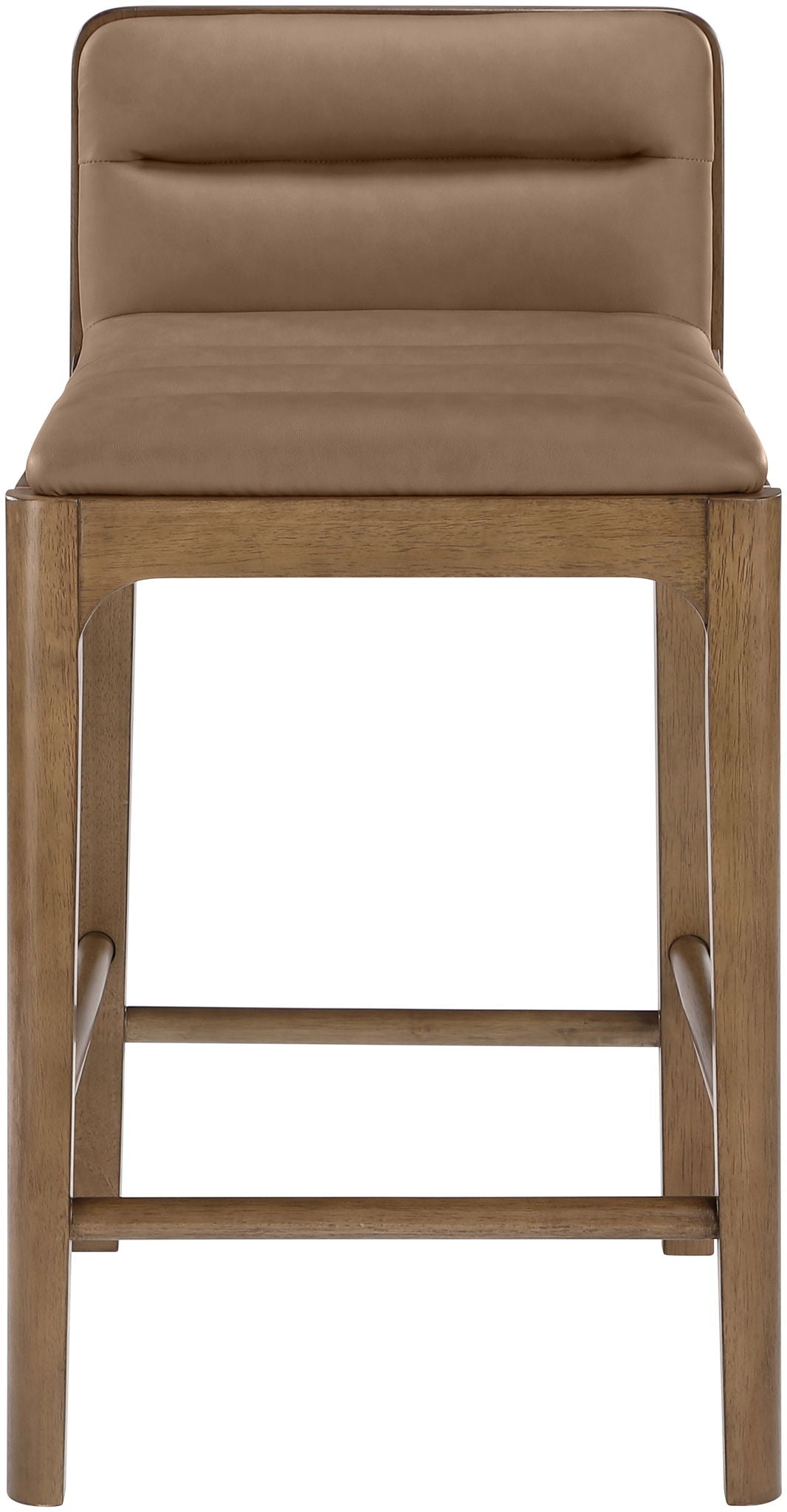 Ellis - Vegan Leather Upholstered Counter Stool (Set of 2) - Brown Base - Urban Living Furniture (Los Angeles, CA)