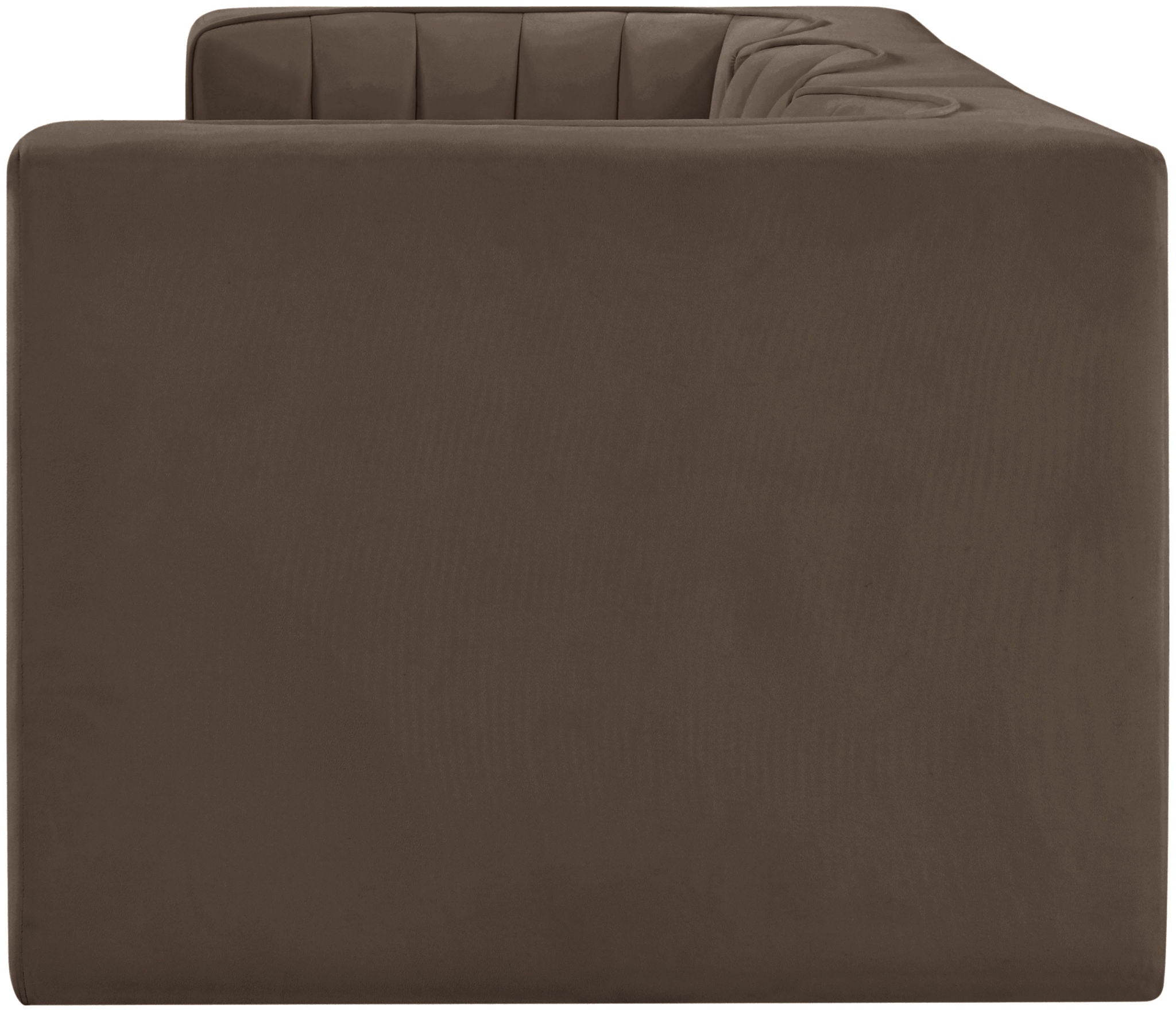 Rummi - Velvet Performance Fabric Upholstered 3 Piece Modular Sofa - Urban Living Furniture (Los Angeles, CA)