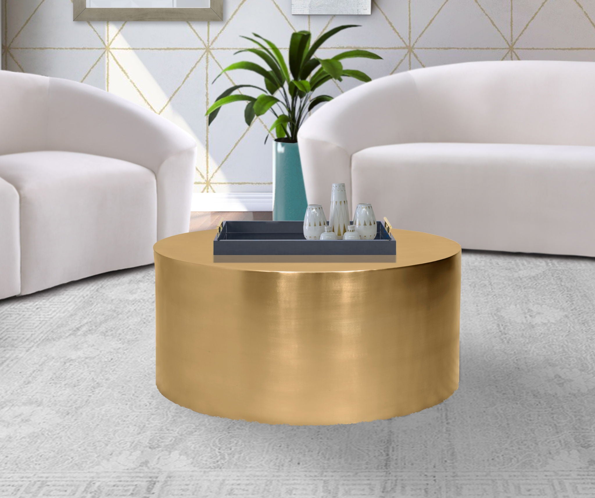Cylinder - Coffee Table - Urban Living Furniture (Los Angeles, CA)