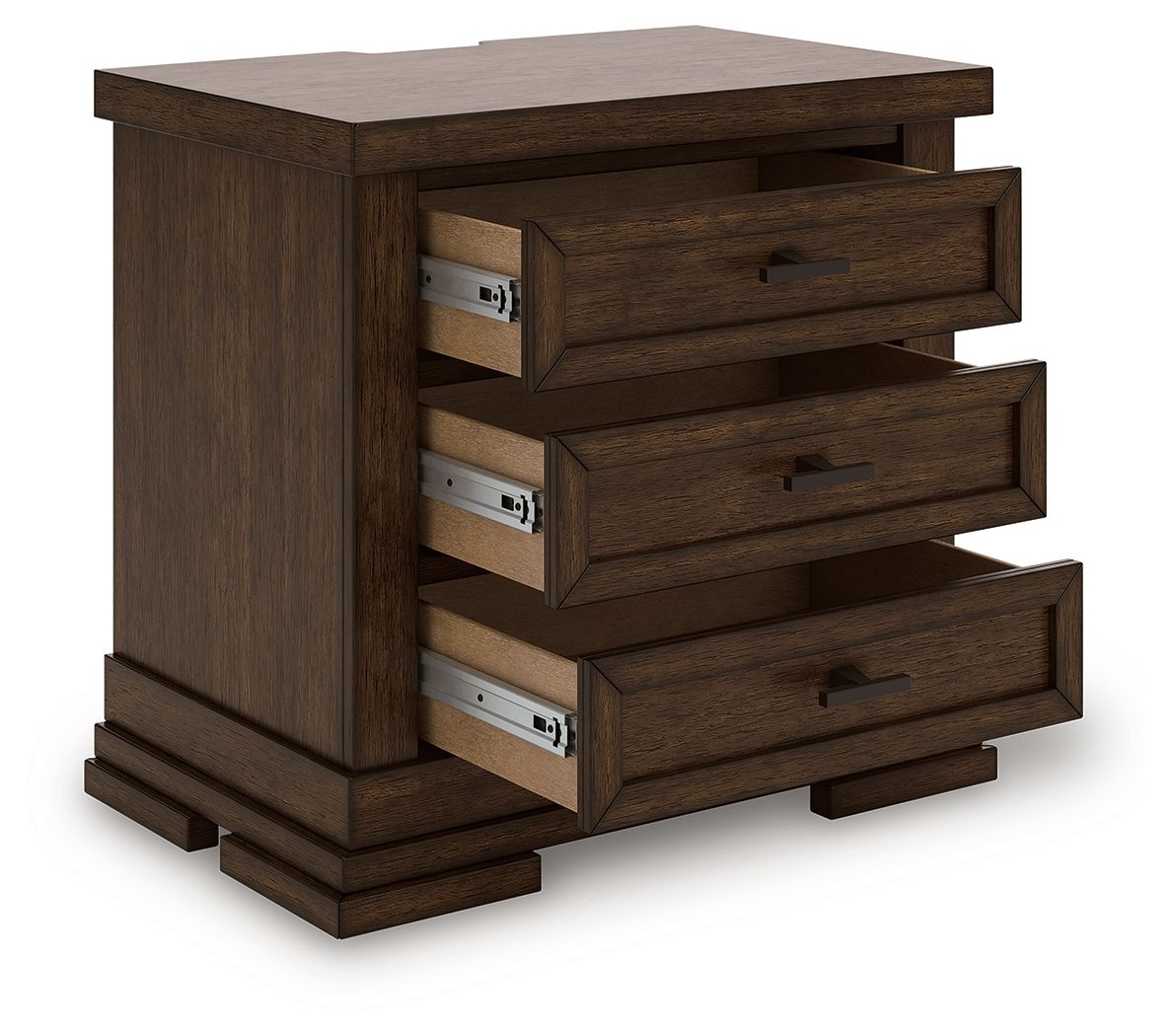 Taffenbrook - Medium Brown - Three Drawer Night Stand - Urban Living Furniture (Los Angeles, CA)