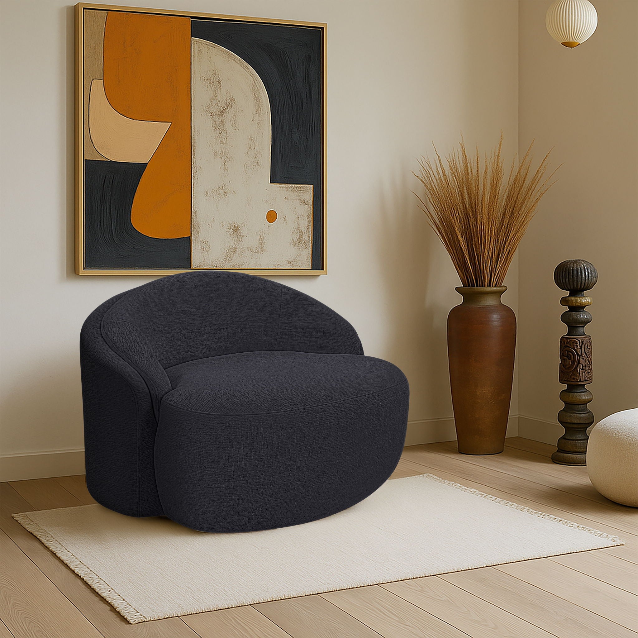 Caspian - Chenille Fabric Upholstered Chair - Urban Living Furniture (Los Angeles, CA)
