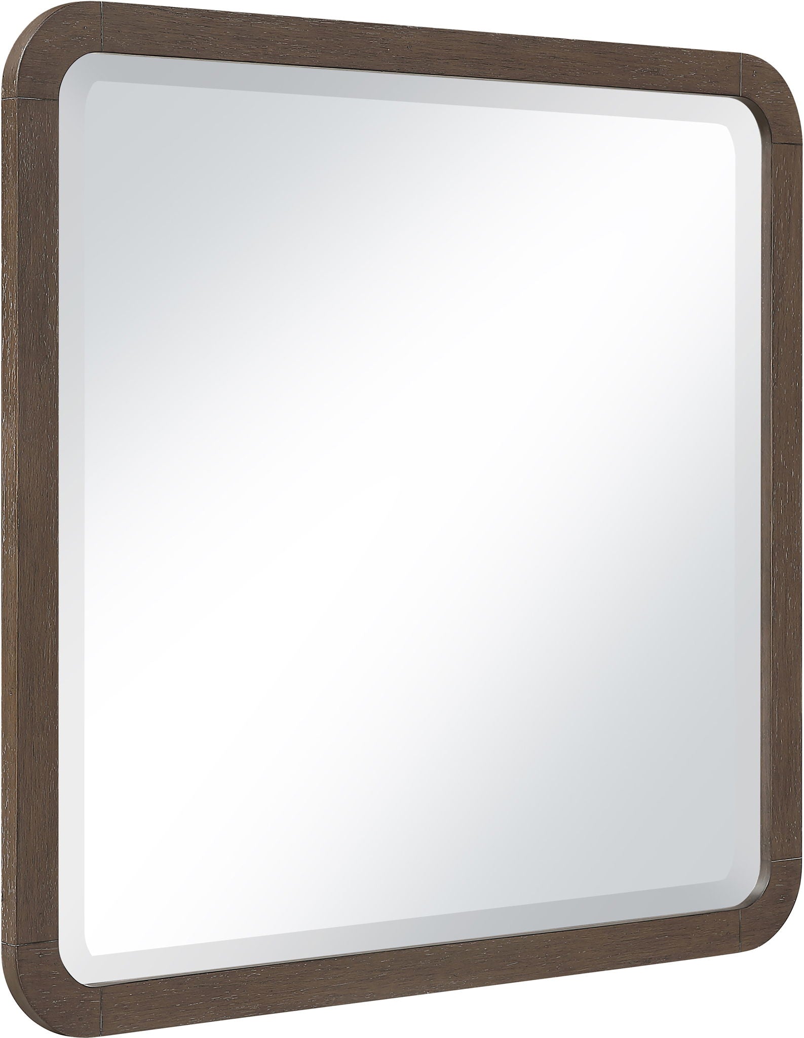Morino - Oak Veneer And Solid Wood Mirror - Brown - Urban Living Furniture (Los Angeles, CA)