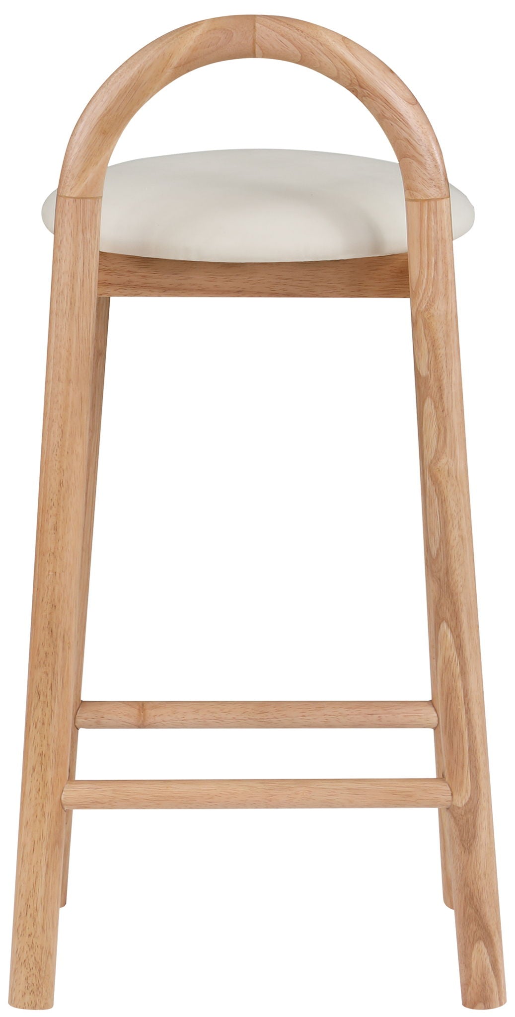 Calvin - Faux Leather Stool - Light Brown Legs - Urban Living Furniture (Los Angeles, CA)