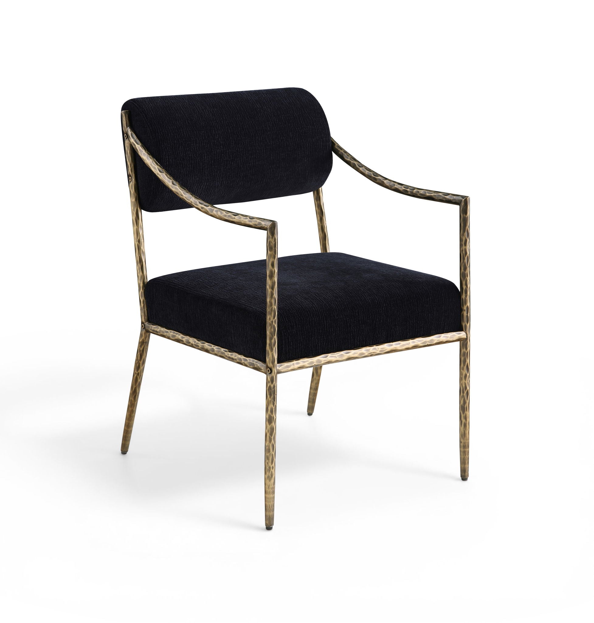 Bastille - Upholstered Dining Arm Chair (Set of 2) - Brass Frame - Urban Living Furniture (Los Angeles, CA)