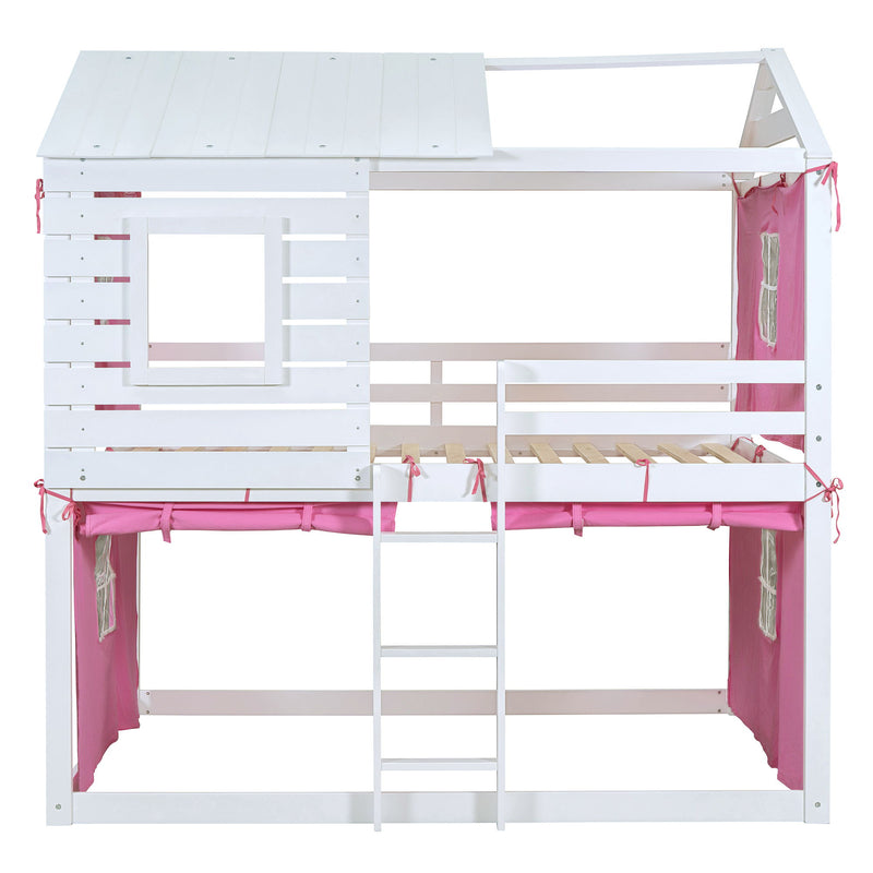 Bunk House Bed With Tent