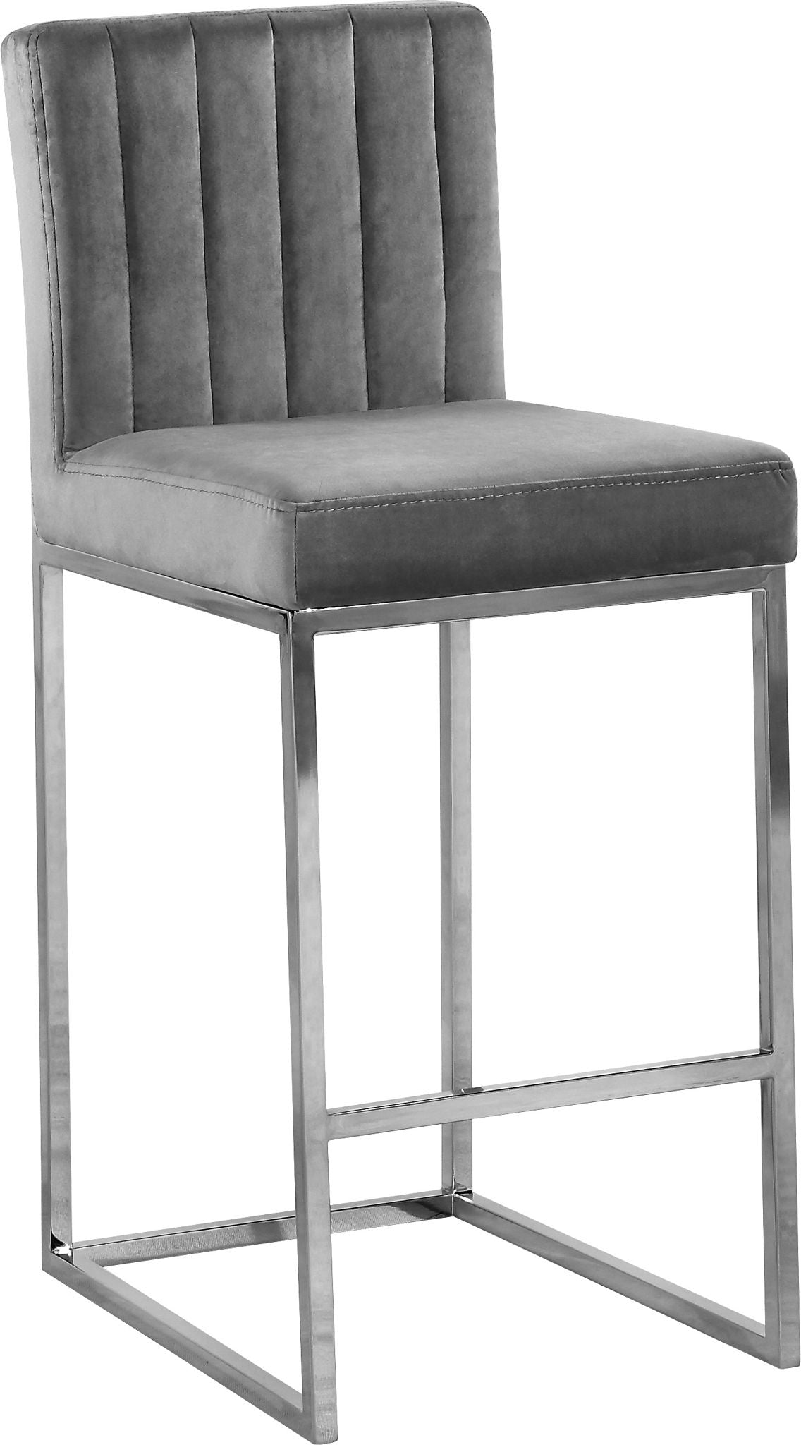 Giselle - Stool with Chrome Legs - Urban Living Furniture (Los Angeles, CA)