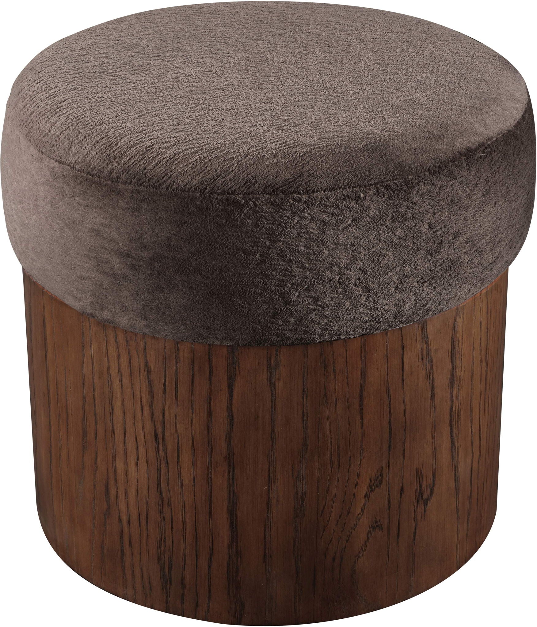 Nimes - Ottoman / Stool With Brown Base - Urban Living Furniture (Los Angeles, CA)