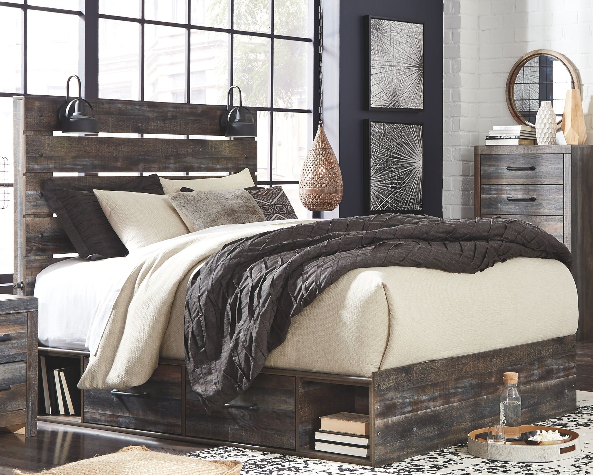 Drystan - Panel Bed - Urban Living Furniture (Los Angeles, CA)