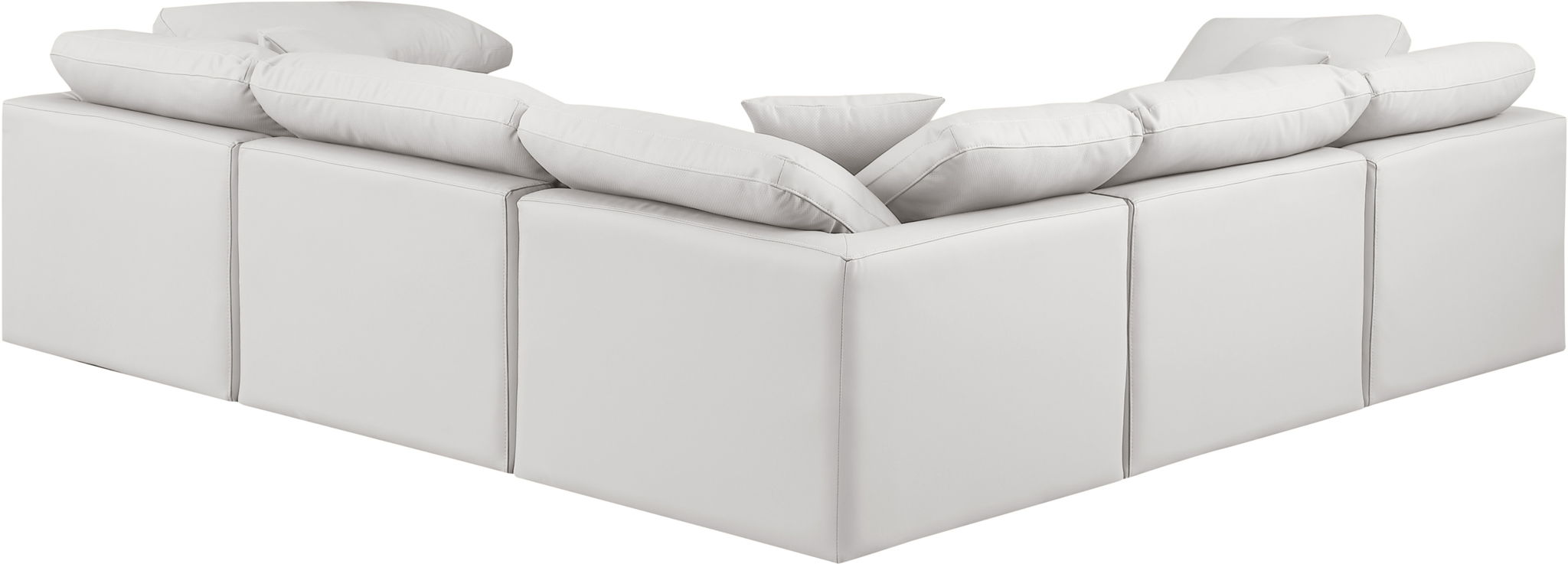 Indulge - Faux Leather 5 Piece Modular Corner Sectional - Urban Living Furniture (Los Angeles, CA)