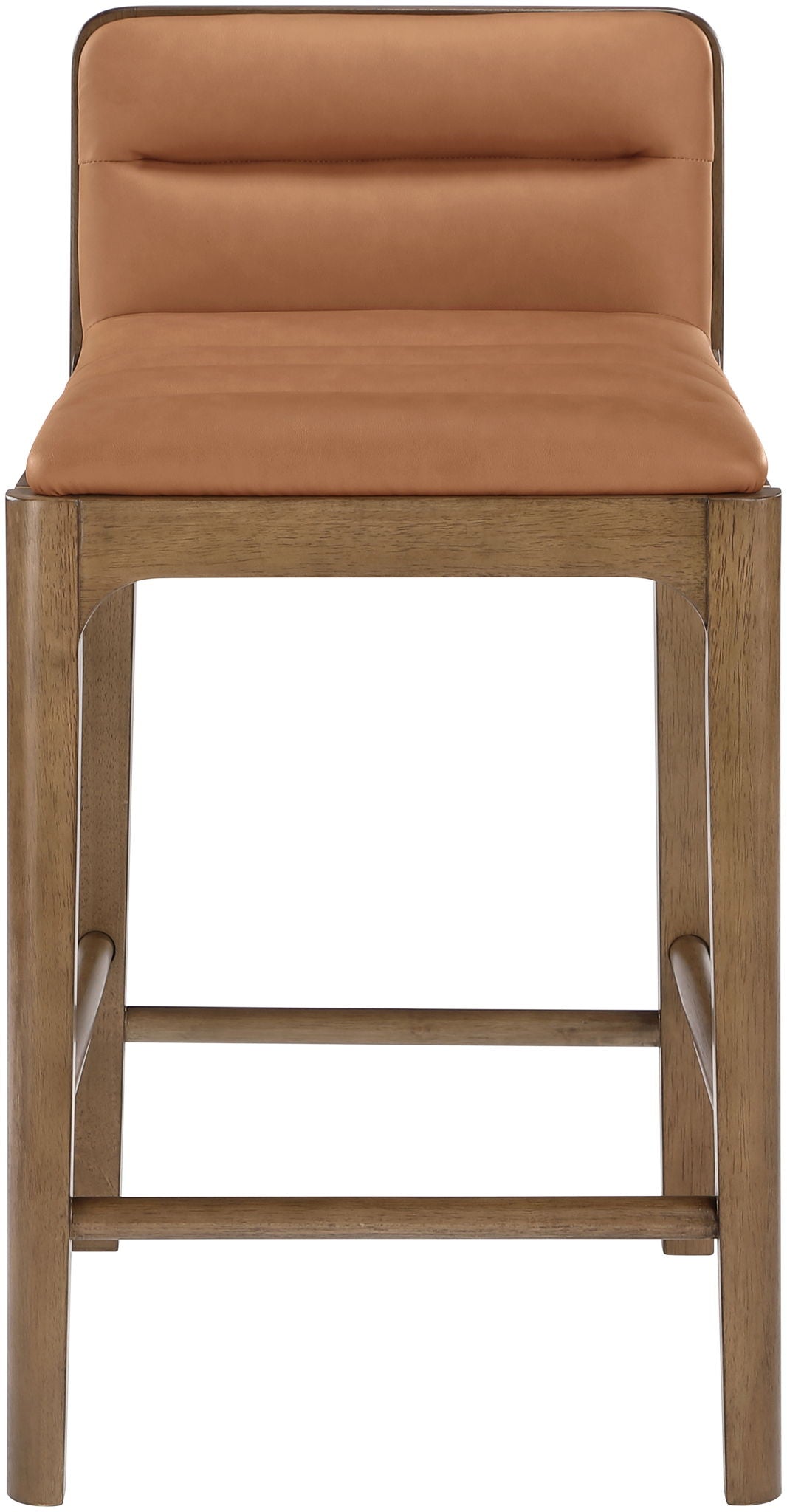 Ellis - Vegan Leather Upholstered Counter Stool (Set of 2) - Brown Base - Urban Living Furniture (Los Angeles, CA)