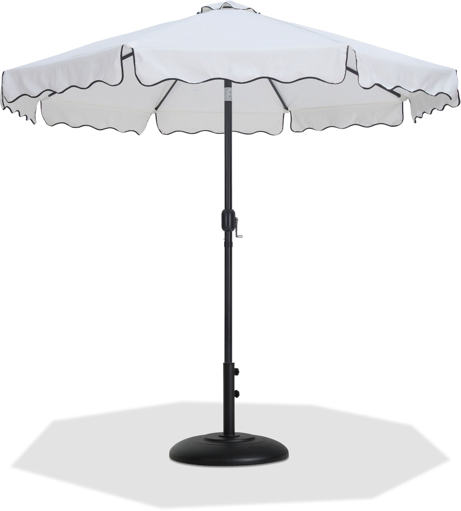 Amalfi - Patio Umbrella - Black Base / Black Pole - Urban Living Furniture (Los Angeles, CA)