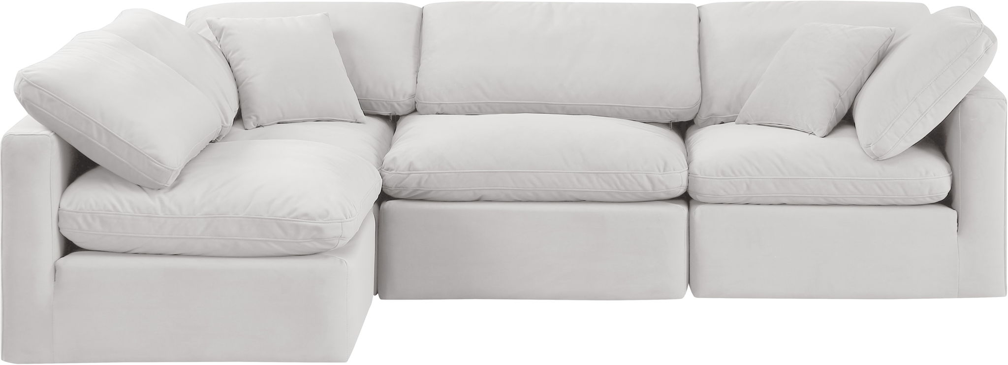 Indulge - Velvet 4 Piece Modular Sectional - Urban Living Furniture (Los Angeles, CA)