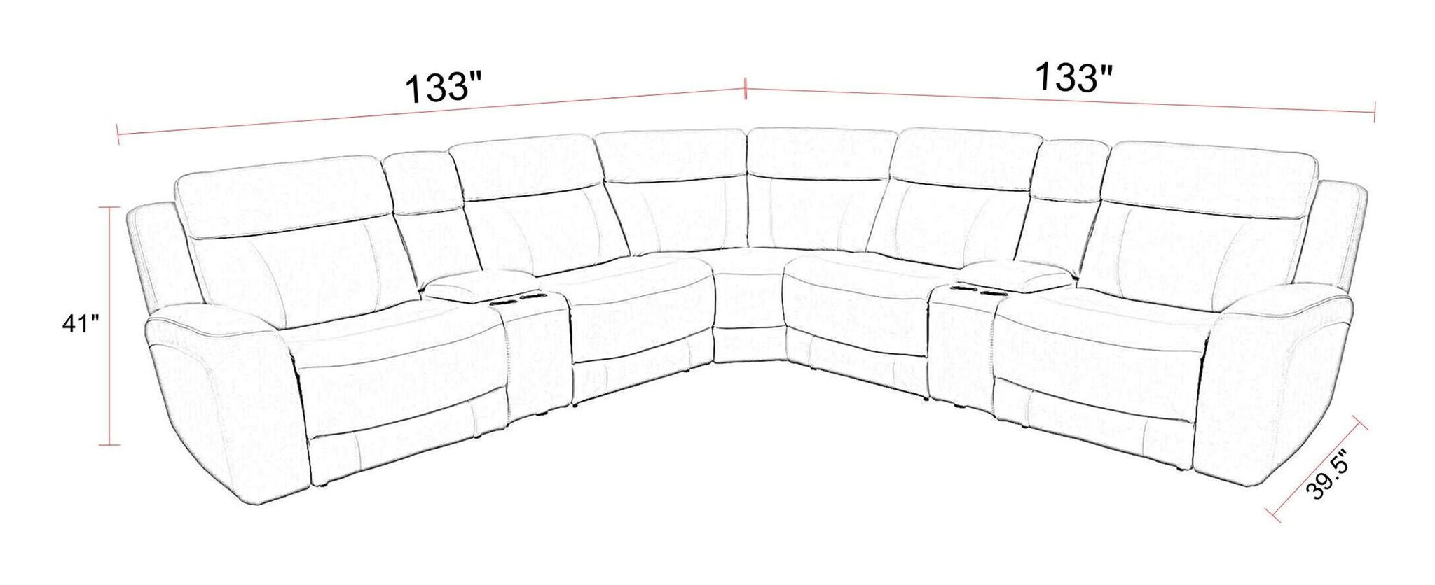 Calgary - Sectional - Urban Living Furniture (Los Angeles, CA)