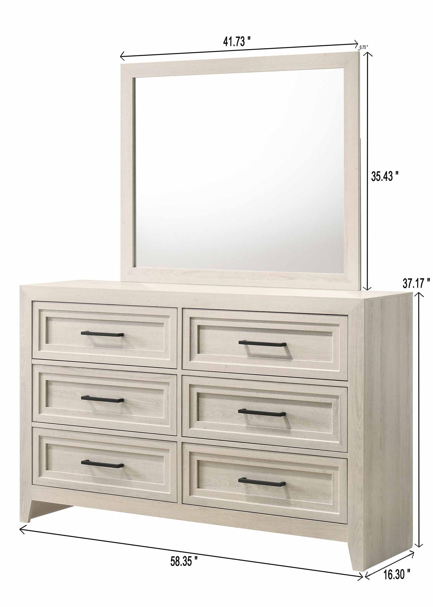 Lorraine - Dresser - Urban Living Furniture (Los Angeles, CA)