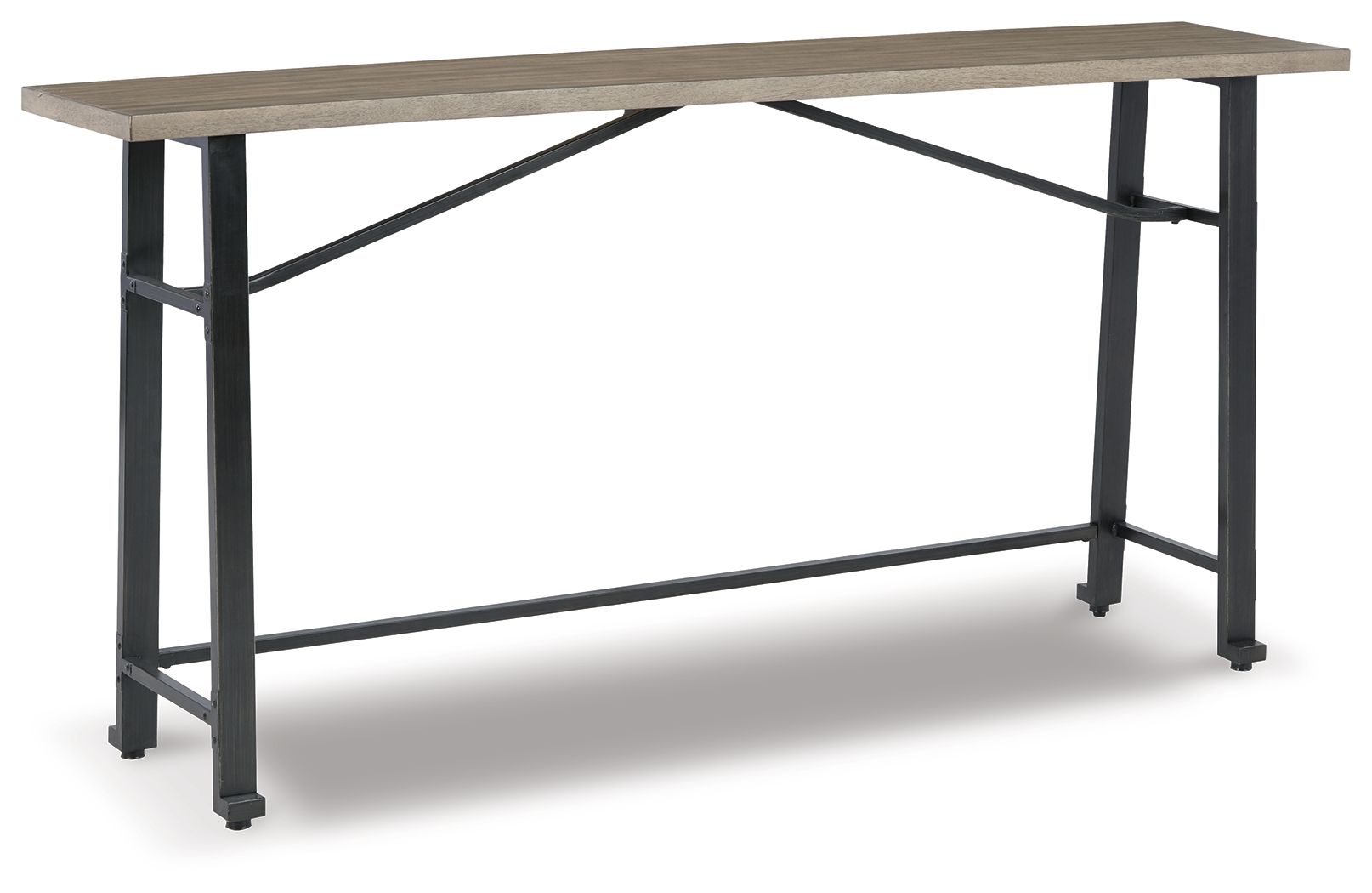 Lesterton - Light Brown / Black - Long Counter Table - Urban Living Furniture (Los Angeles, CA)