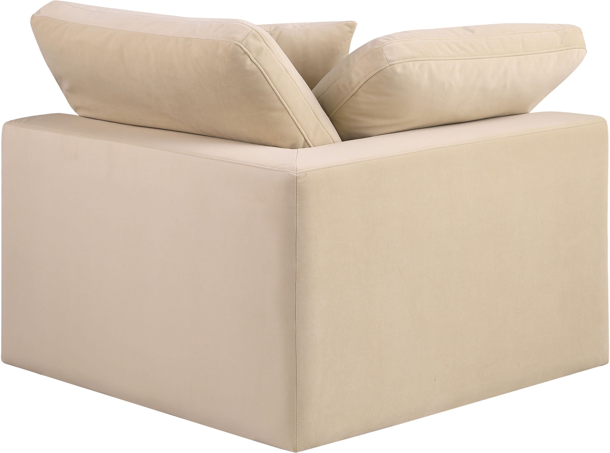 Comfy - Velvet Corner Chair - Urban Living Furniture (Los Angeles, CA)