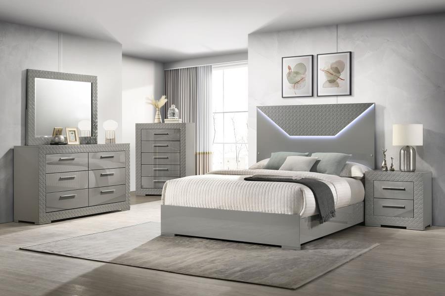 Ives - Gloss Bedroom Set