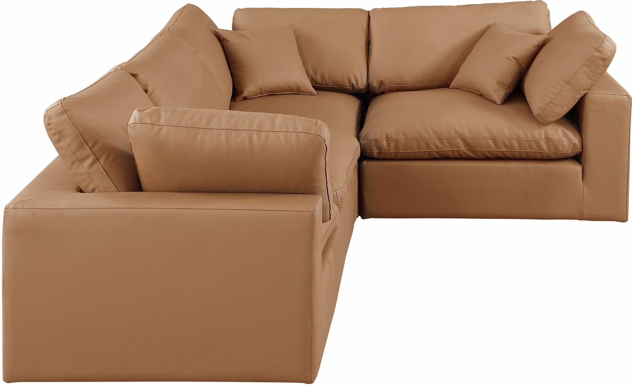 Comfy - 4 Piece Faux Leather Modular Sectional - Urban Living Furniture (Los Angeles, CA)