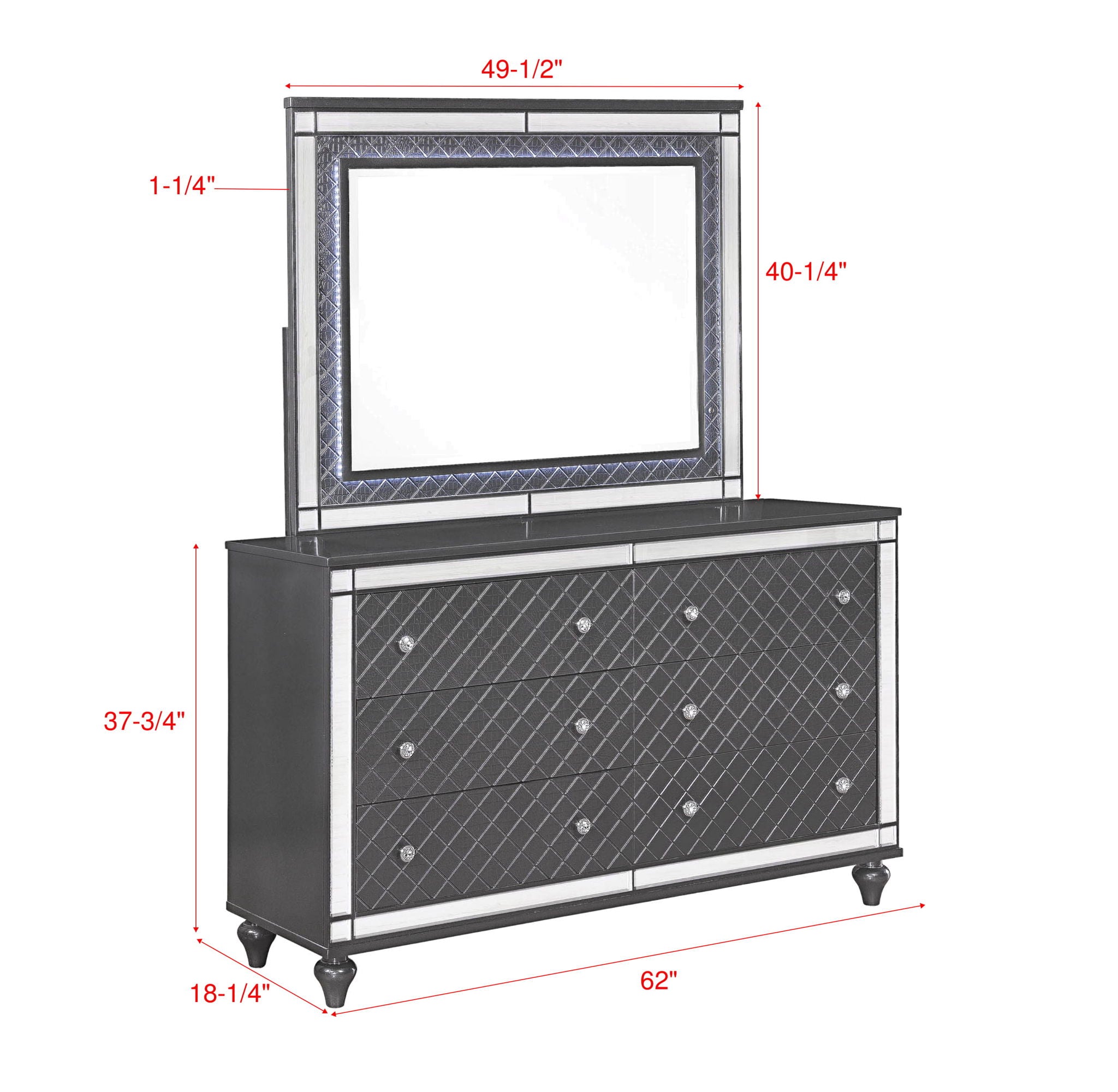 Refino - Dresser, Mirror - Urban Living Furniture (Los Angeles, CA)