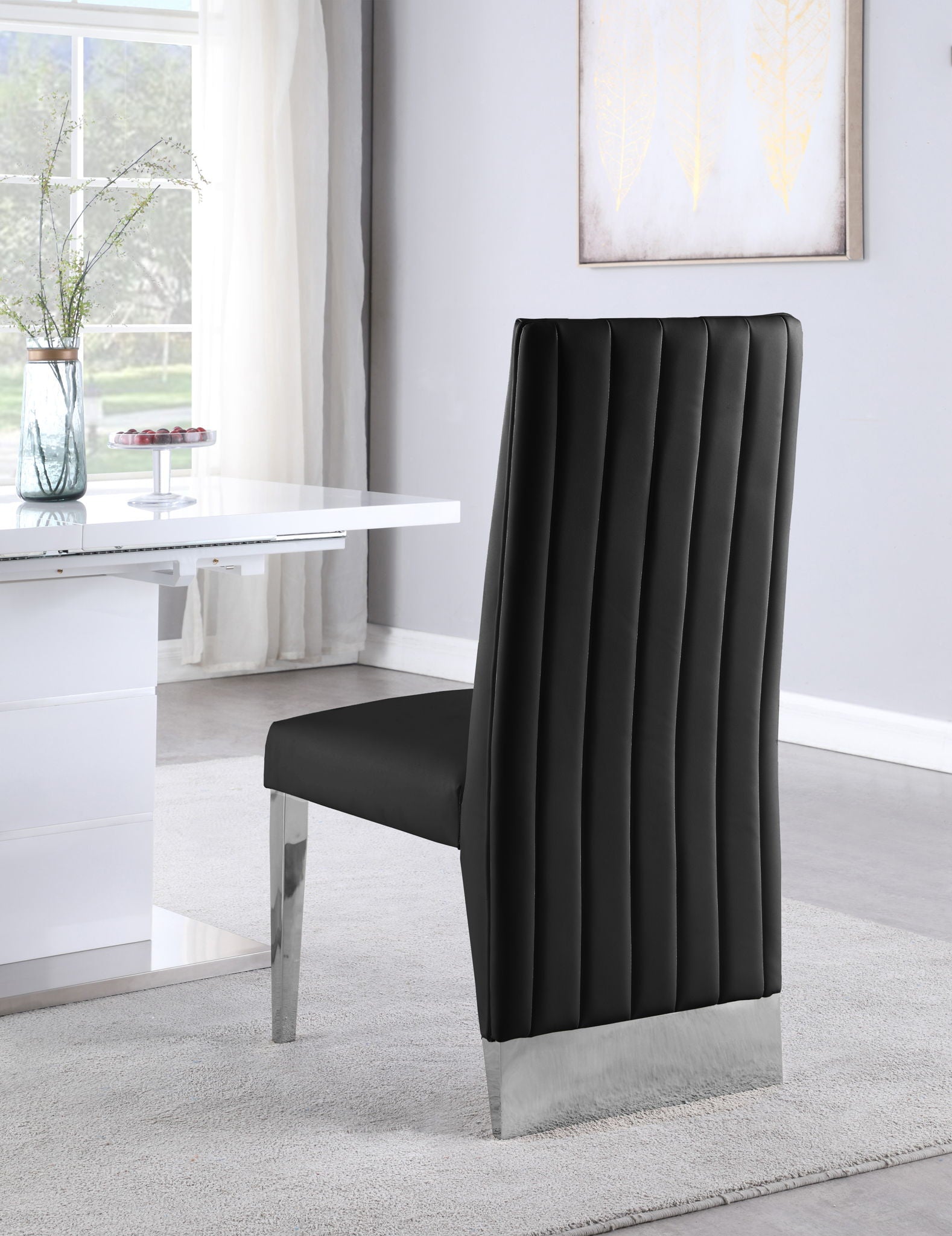 Porsha - Dining Chair Set - Chrome Base - Urban Living Furniture (Los Angeles, CA)
