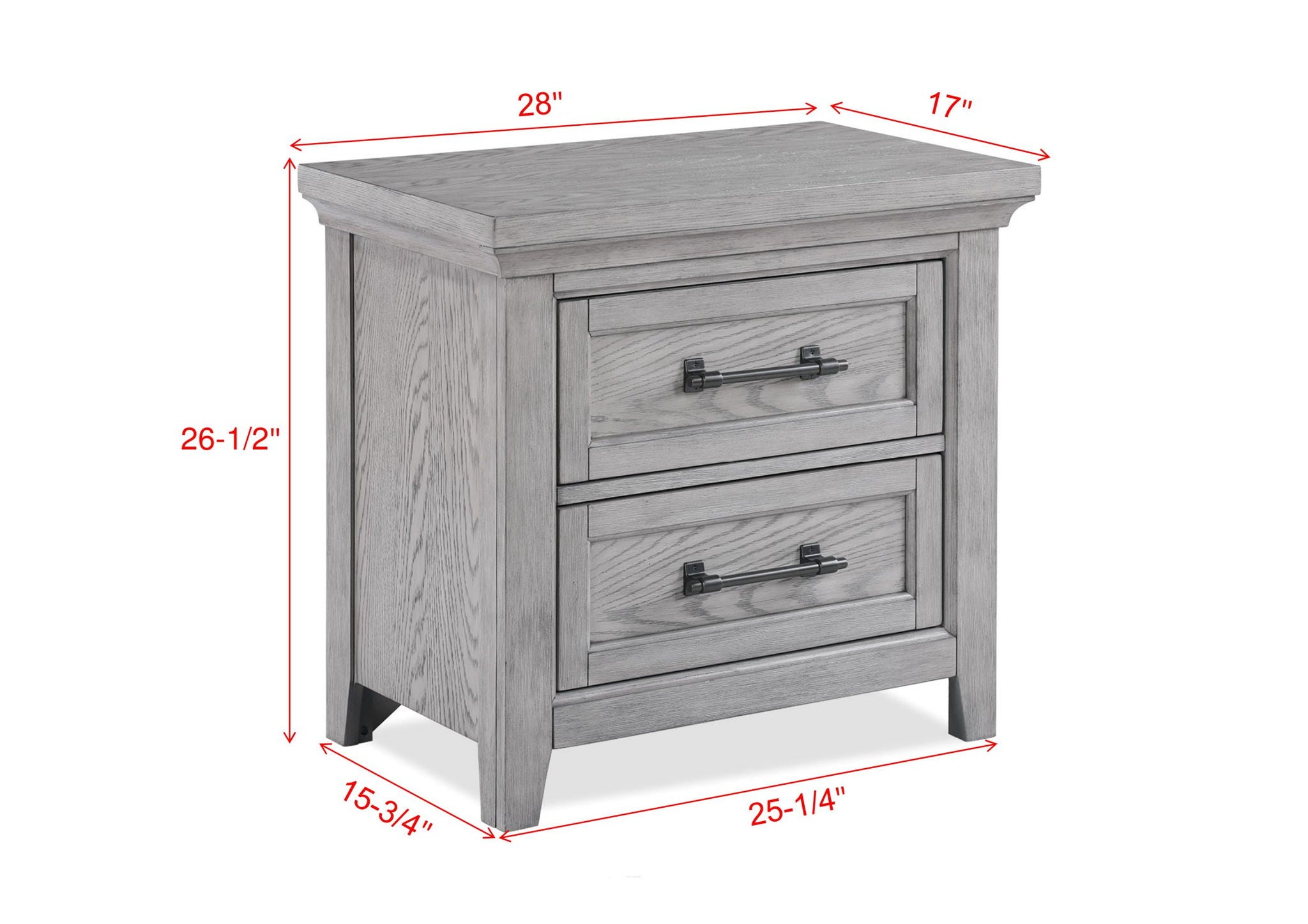 Beckett - Nightstand - Greige - Urban Living Furniture (Los Angeles, CA)