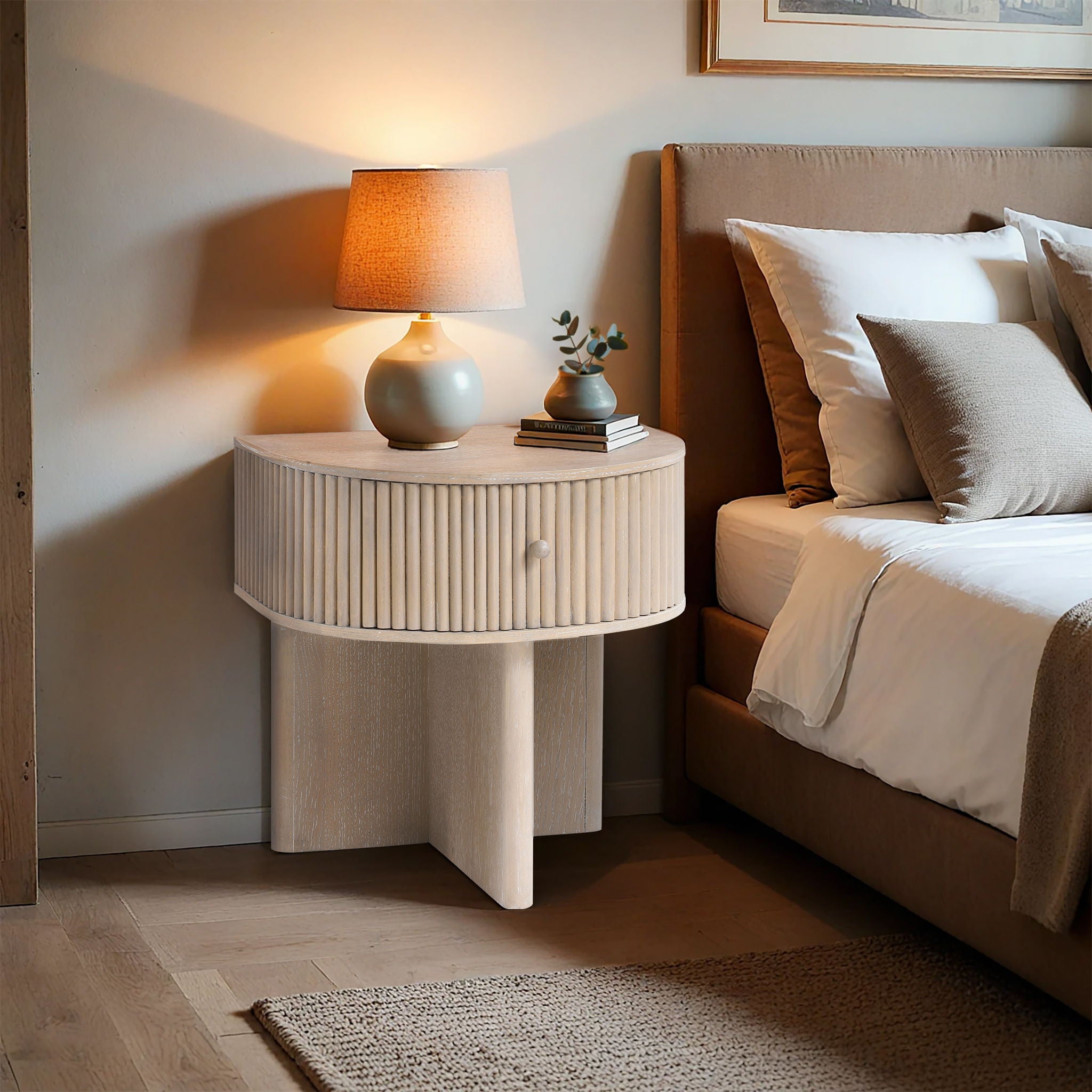 Cortland - Acacia Veneer And Solid Wood Night Stand - Urban Living Furniture (Los Angeles, CA)