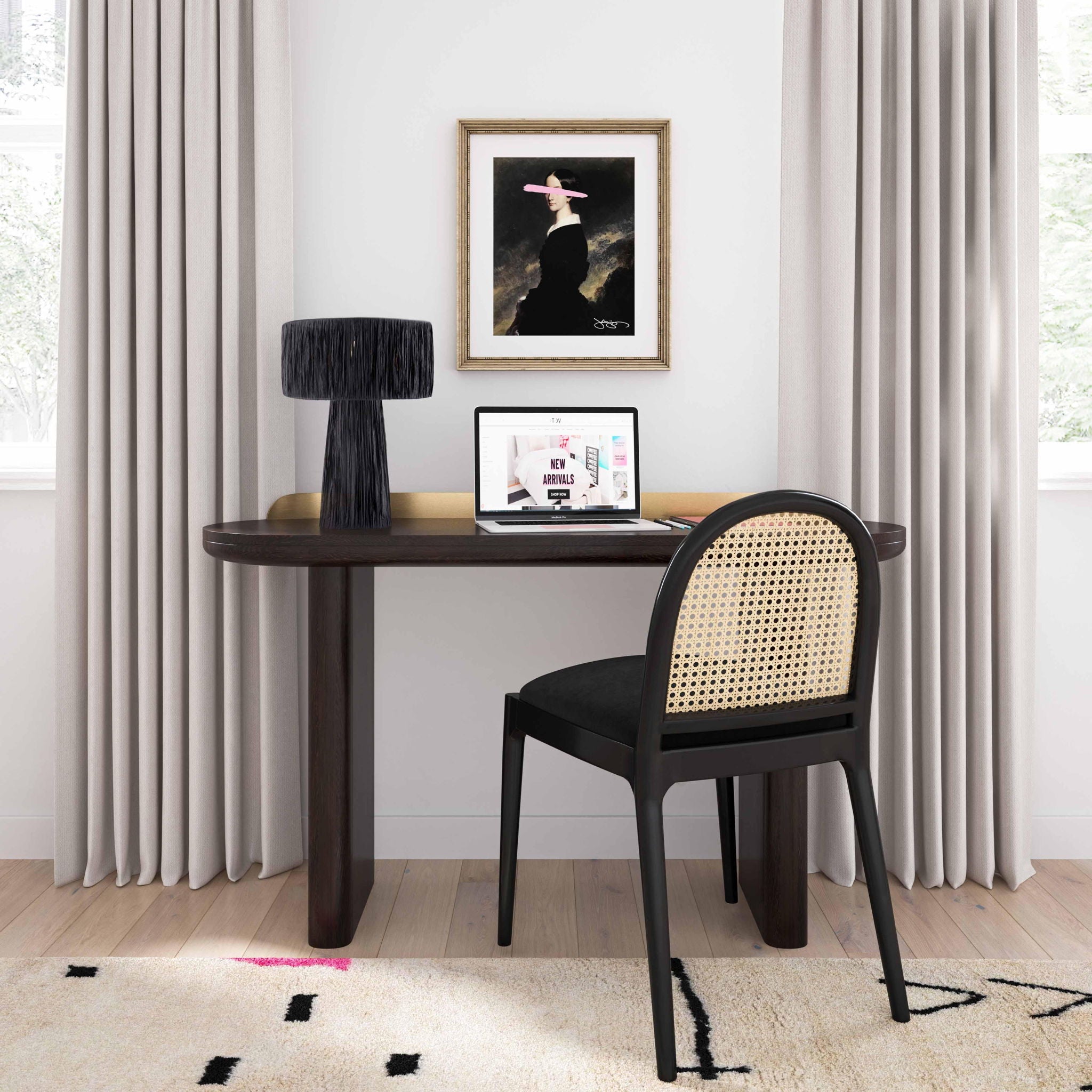 Shelby - Rafia Table Lamp - Urban Living Furniture (Los Angeles, CA)
