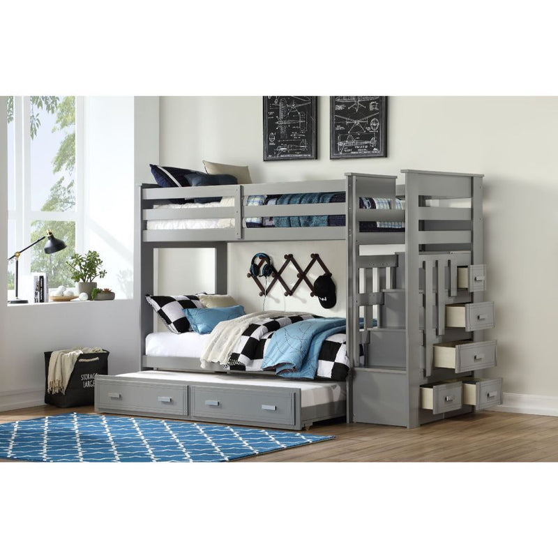 Allentown - Bunk Bed w/Storage Ladder & Trundle - Urban Living Furniture (Los Angeles, CA)