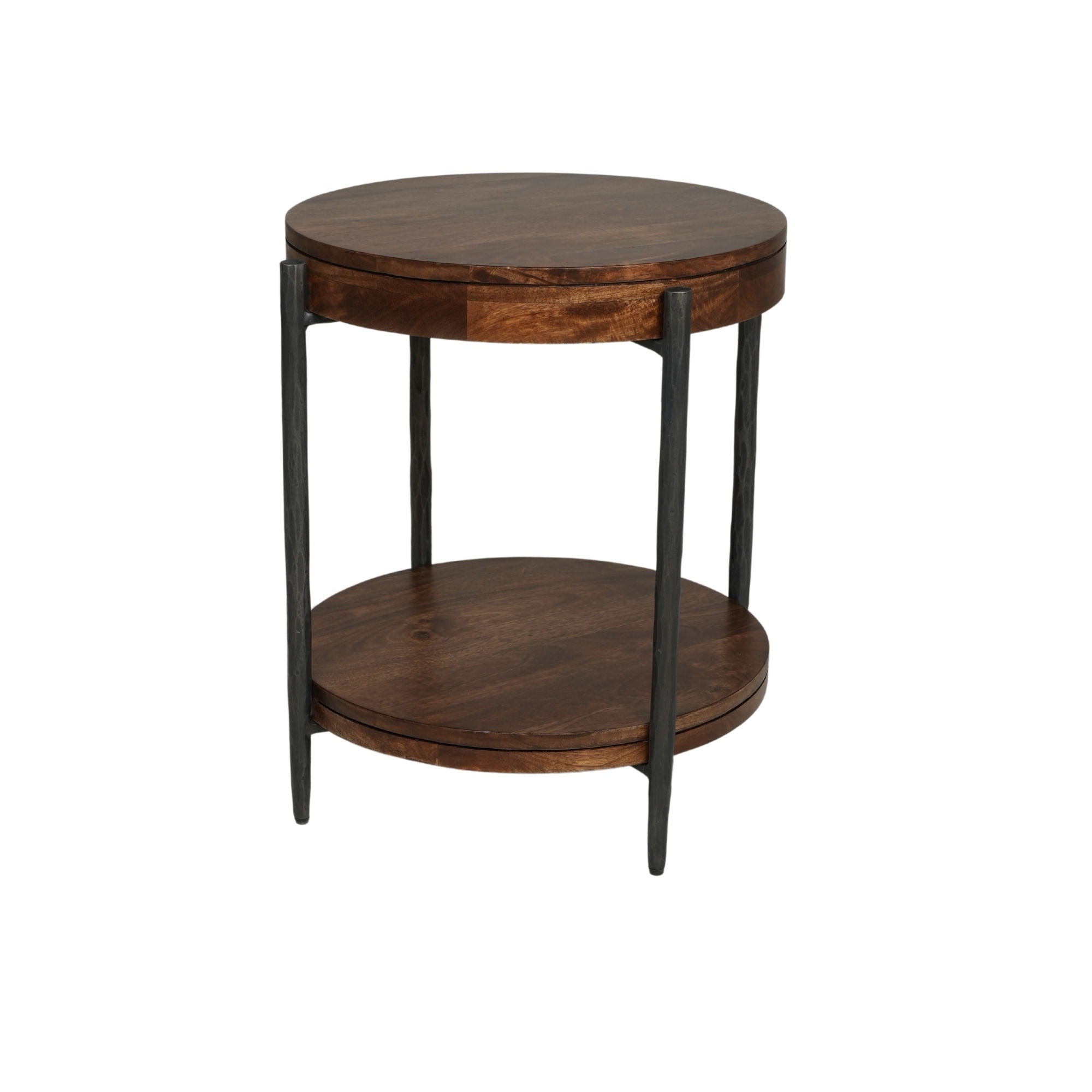 Bengal - 41" Round Cocktail Table With 2 End Tables - Hickory Brown - Urban Living Furniture (Los Angeles, CA)