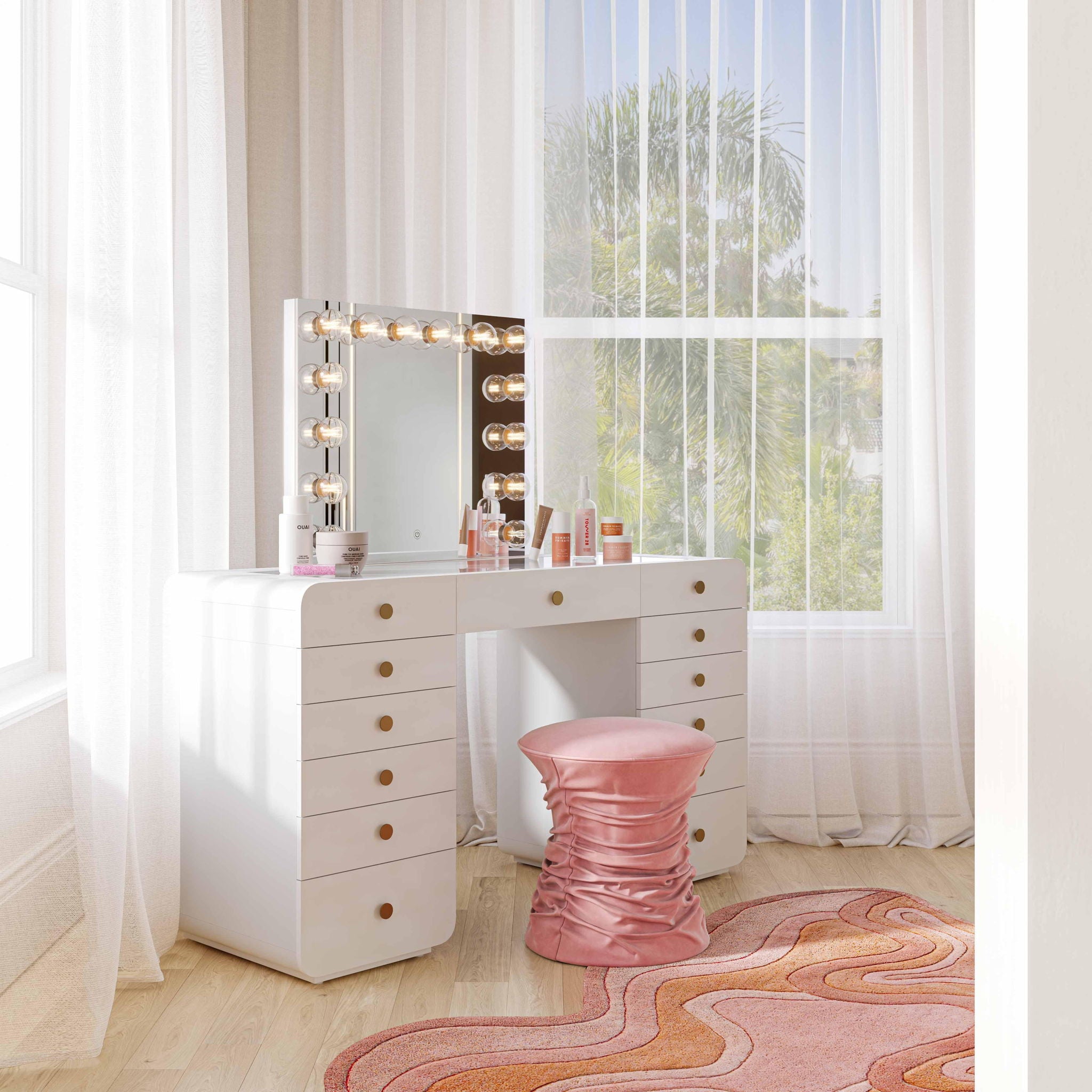 Hollywood - Vanity Desk - Urban Living Furniture (Los Angeles, CA)