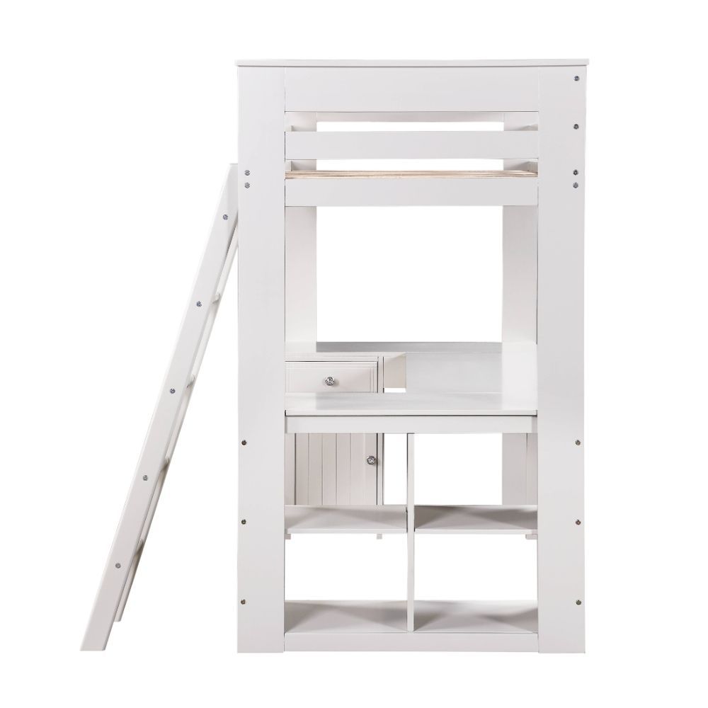 Ambar - Loft Bed - Light Gray - Urban Living Furniture (Los Angeles, CA)
