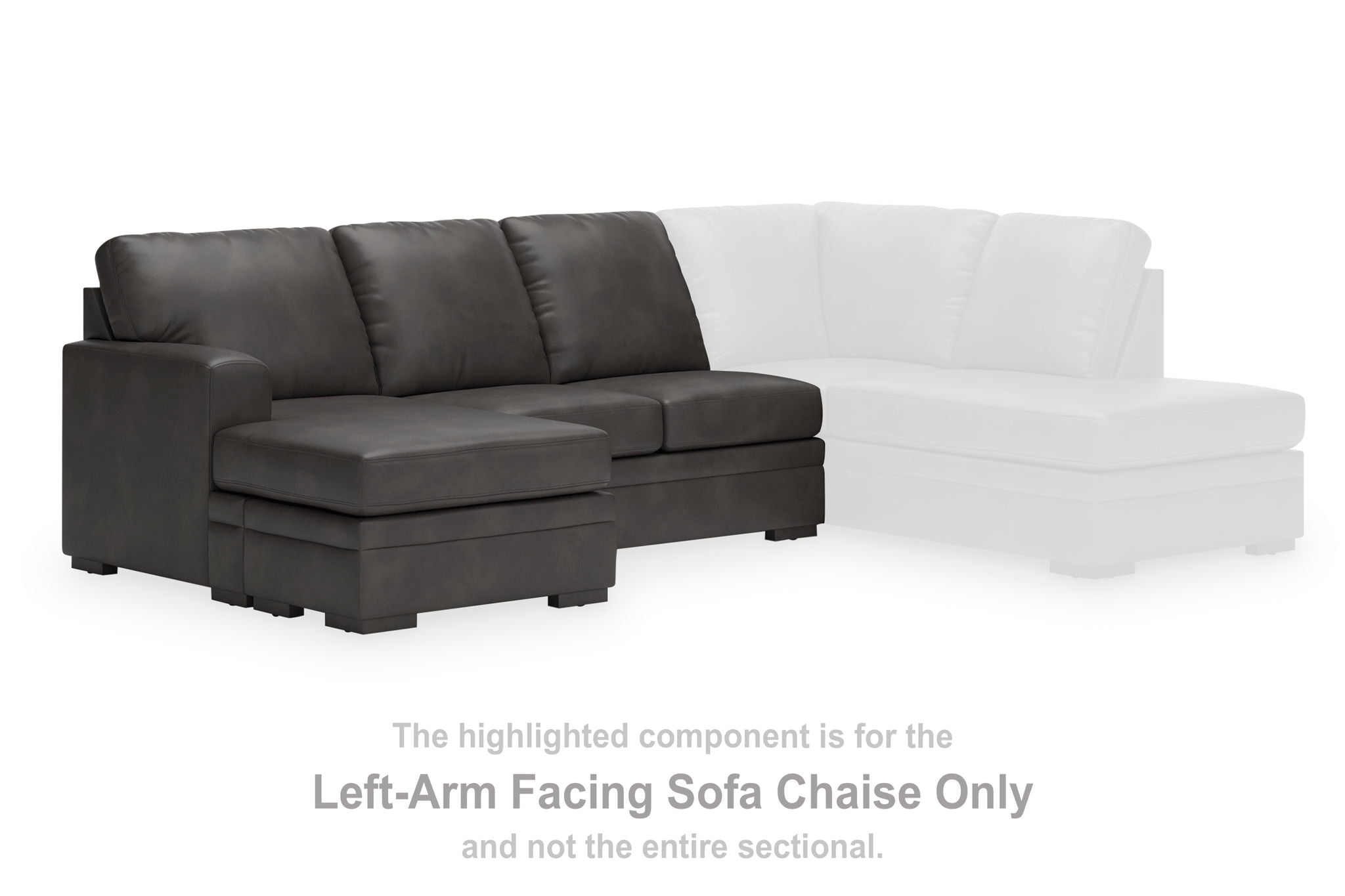 Lofton-Pike - Shadow - LAF Sofa Chaise - Urban Living Furniture (Los Angeles, CA)