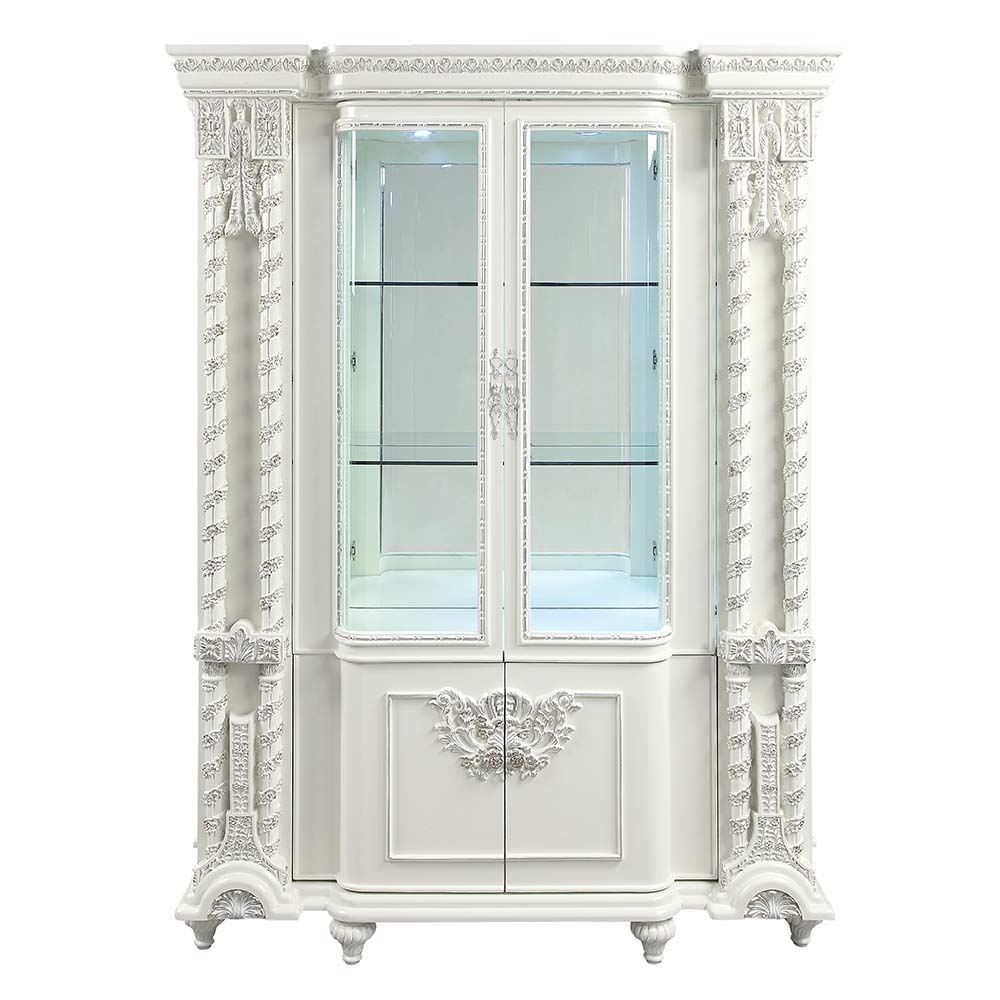 Vanaheim - Curio - Antique White Finish - Urban Living Furniture (Los Angeles, CA)