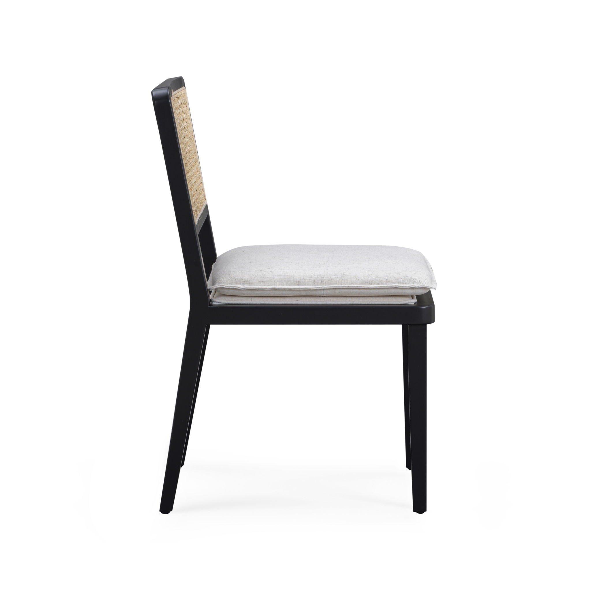 Tassina - Upcycled Performance Linen Dining Chair - Cream - Urban Living Furniture (Los Angeles, CA)