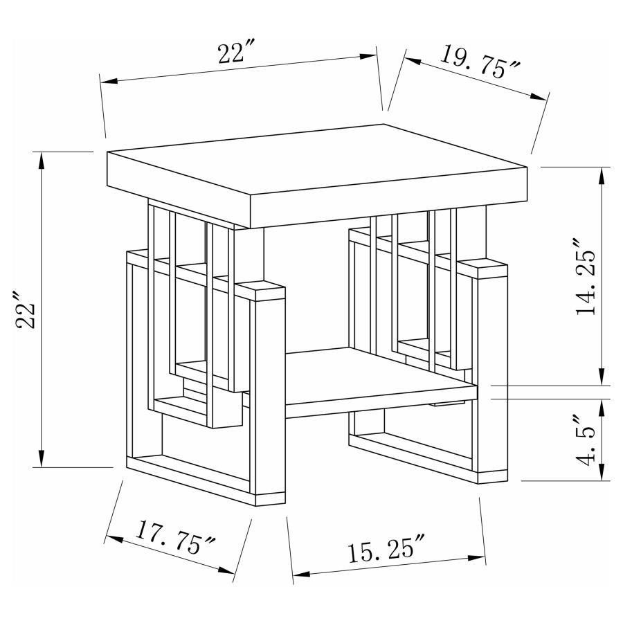 Schmitt - Rectangular Table - Urban Living Furniture (Los Angeles, CA)