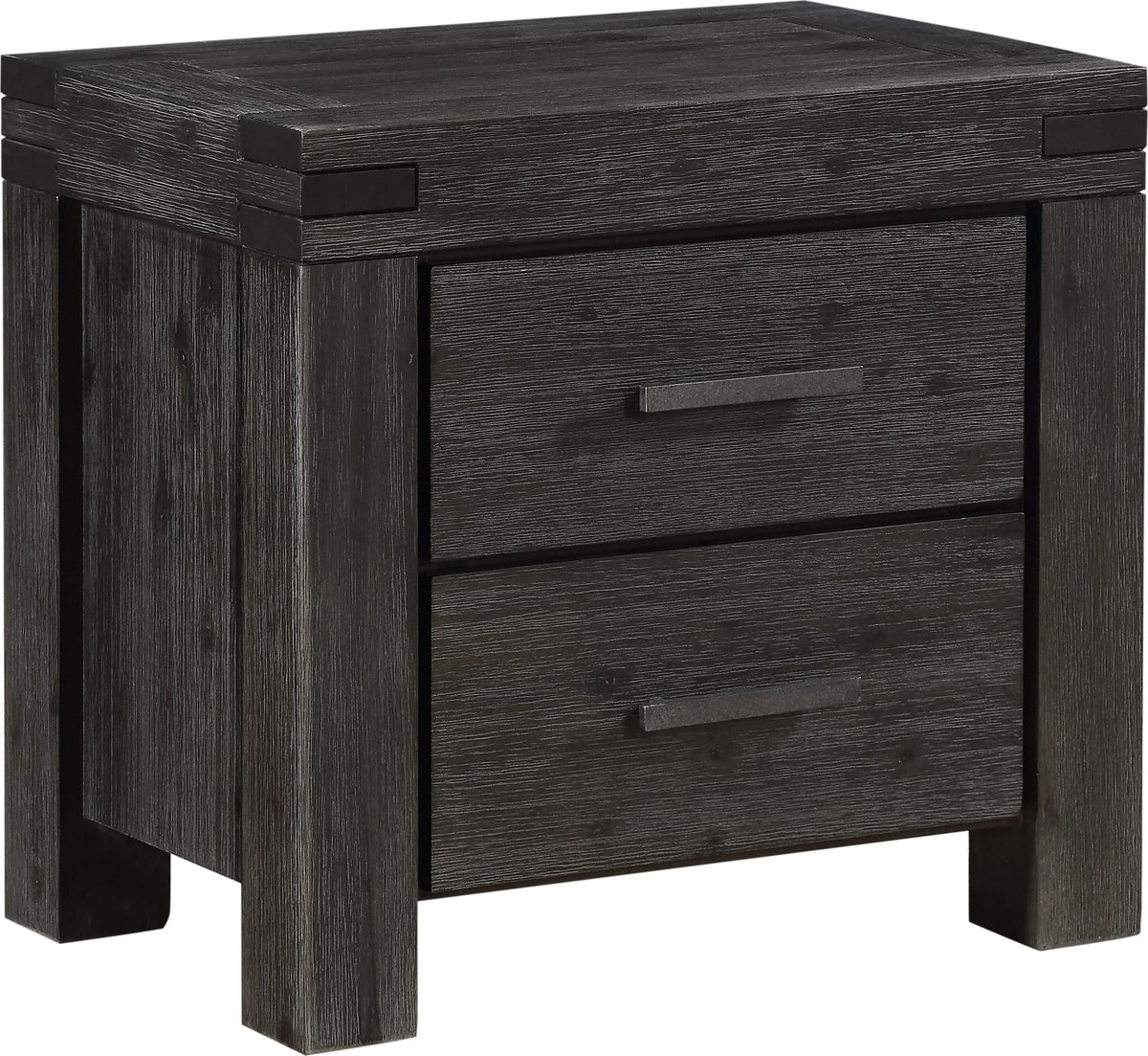 Meadow - Solid Wood Two Drawer Nightstand