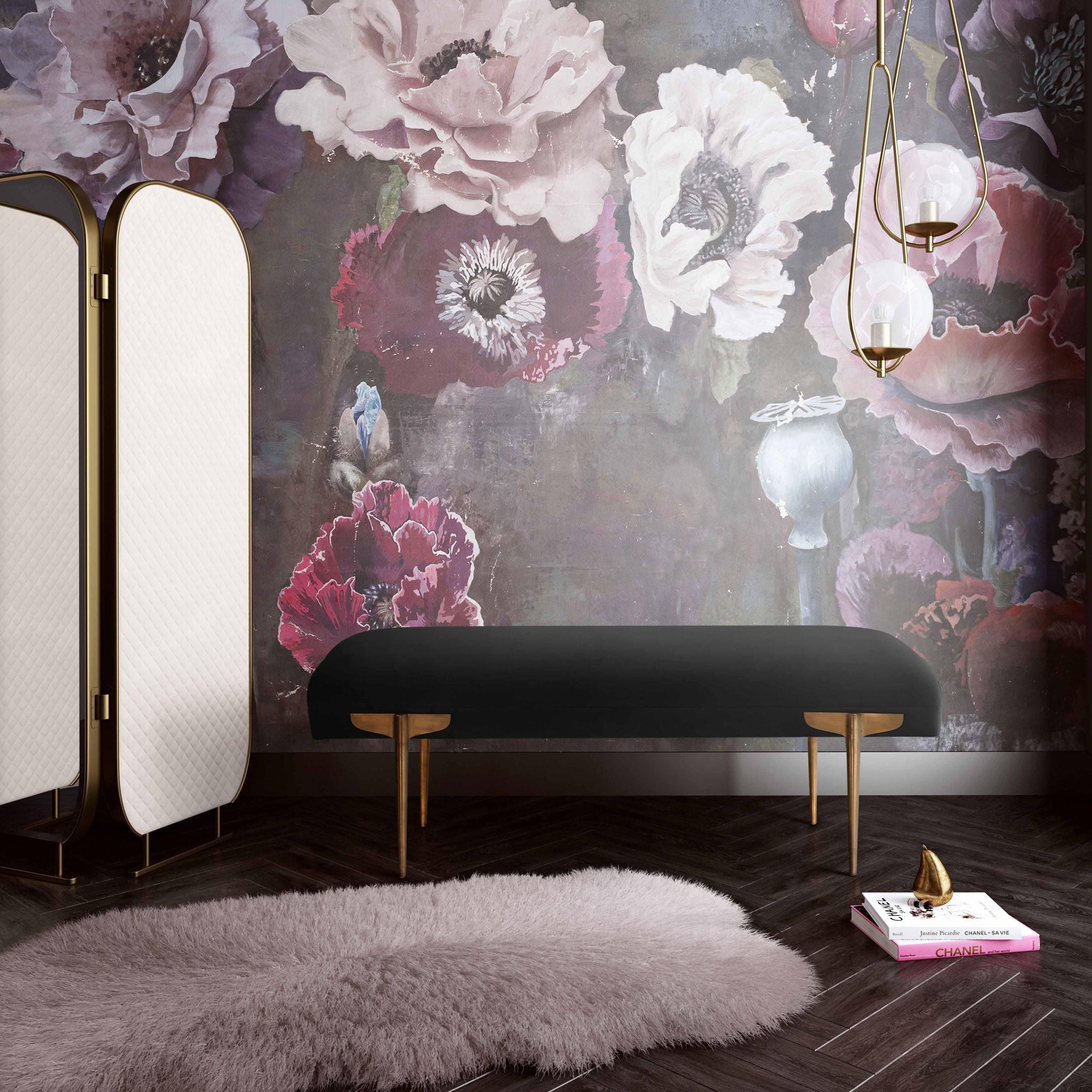 Brno - Velvet Bench - Urban Living Furniture (Los Angeles, CA)