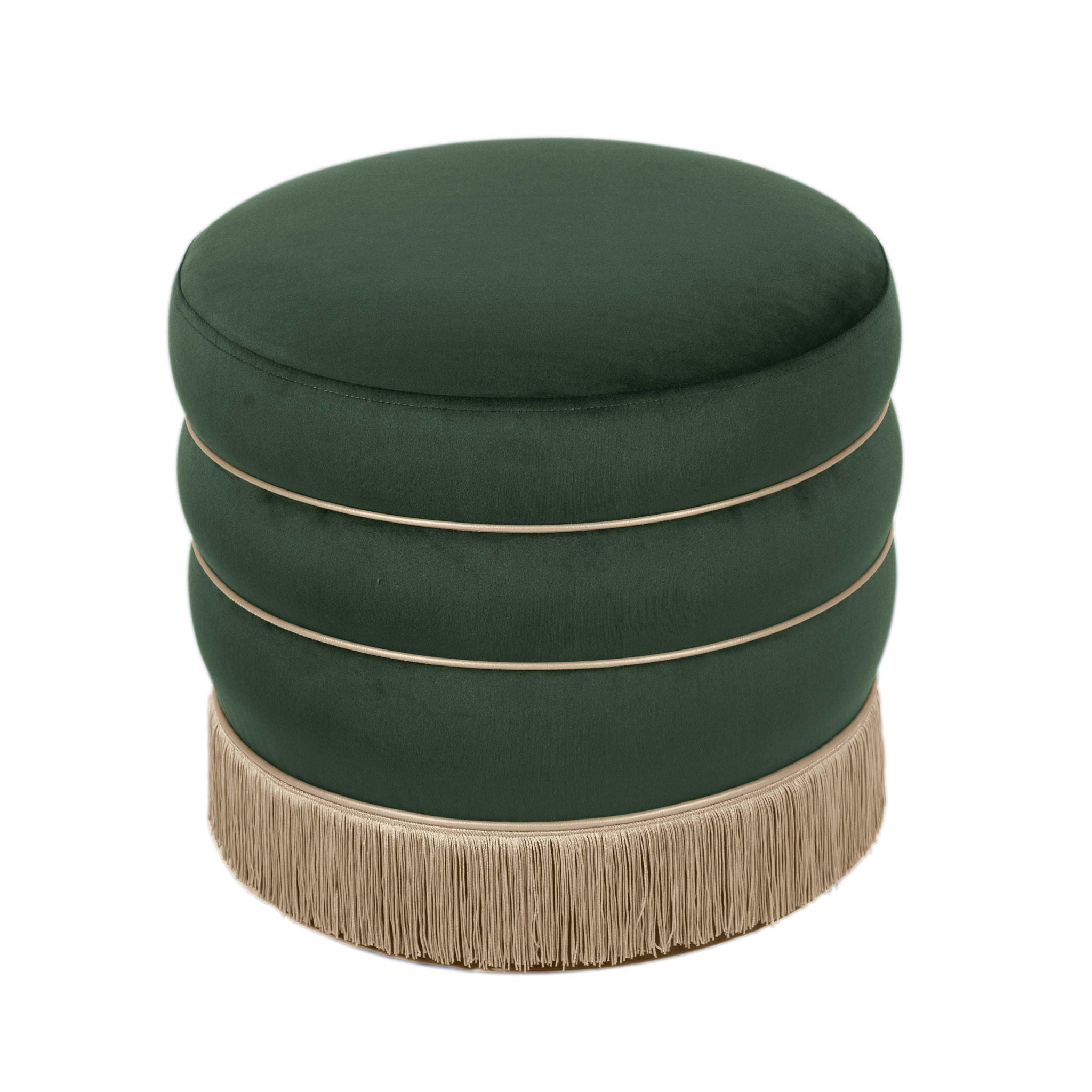 Lakka - Velvet Ottoman - Urban Living Furniture (Los Angeles, CA)